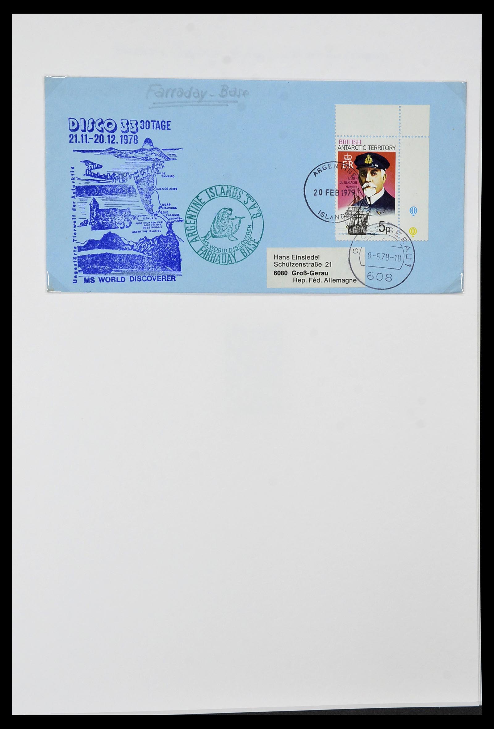 34105 045 - Stamp collection 34105 British Antarctica 1963-1993.