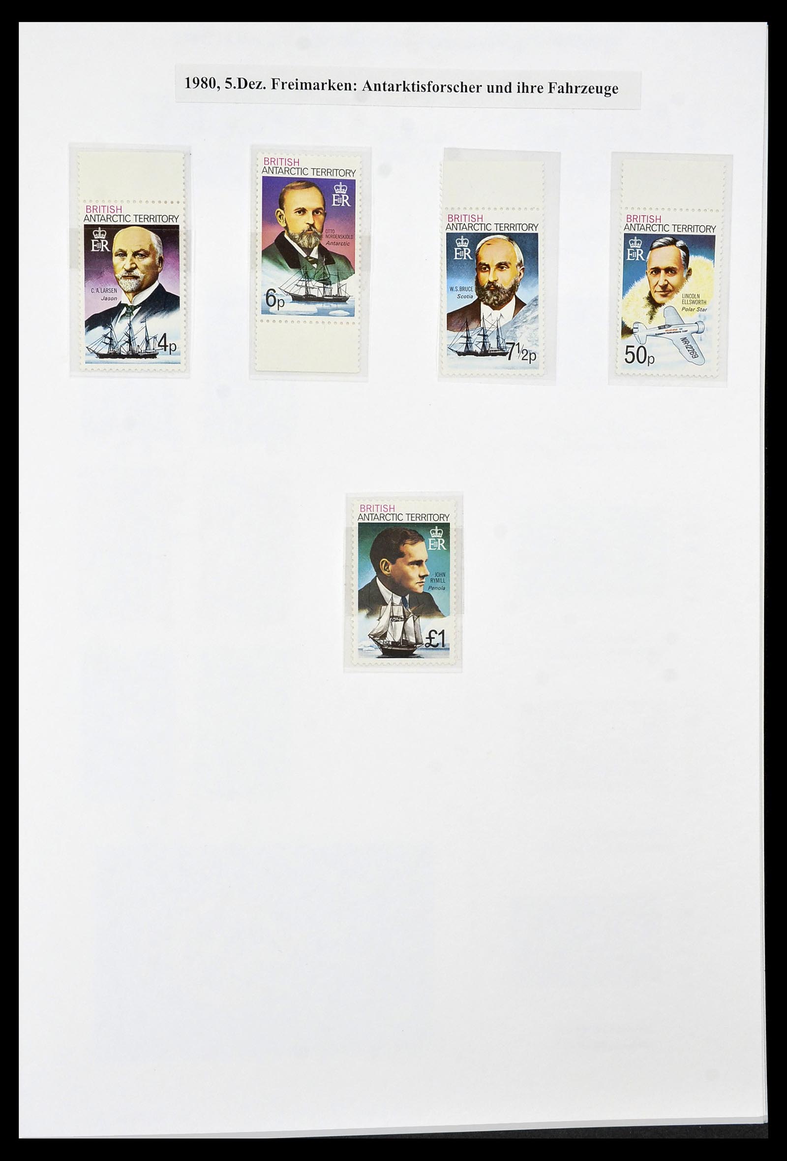 34105 046 - Stamp collection 34105 British Antarctica 1963-1993.