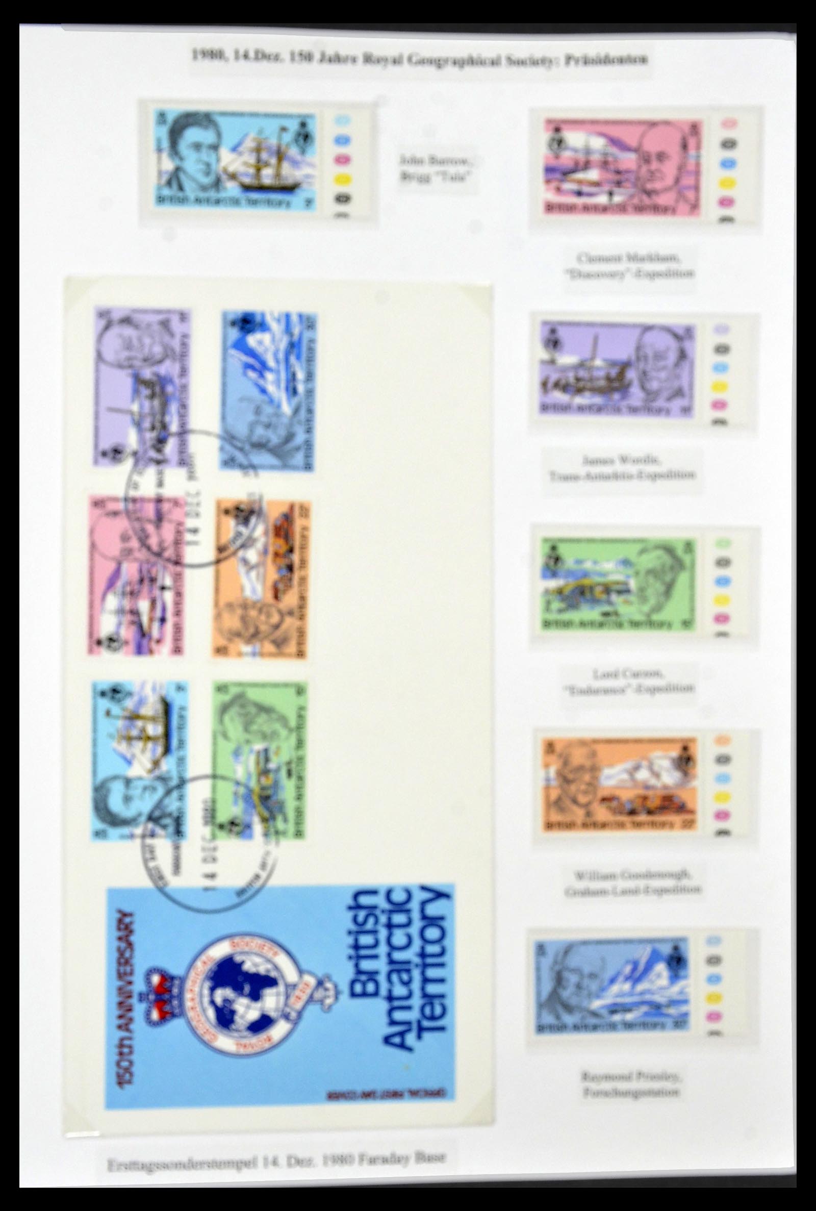 34105 047 - Stamp collection 34105 British Antarctica 1963-1993.