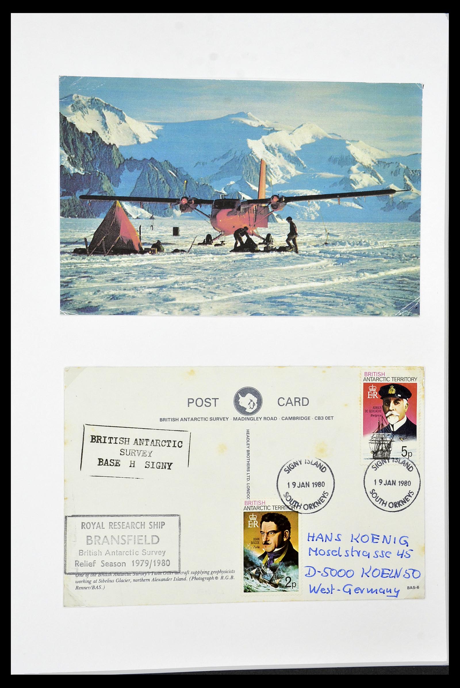 34105 049 - Stamp collection 34105 British Antarctica 1963-1993.