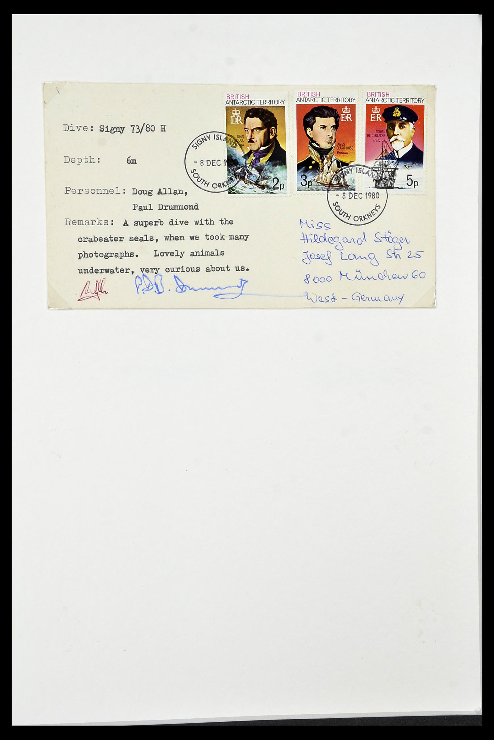 34105 050 - Stamp collection 34105 British Antarctica 1963-1993.