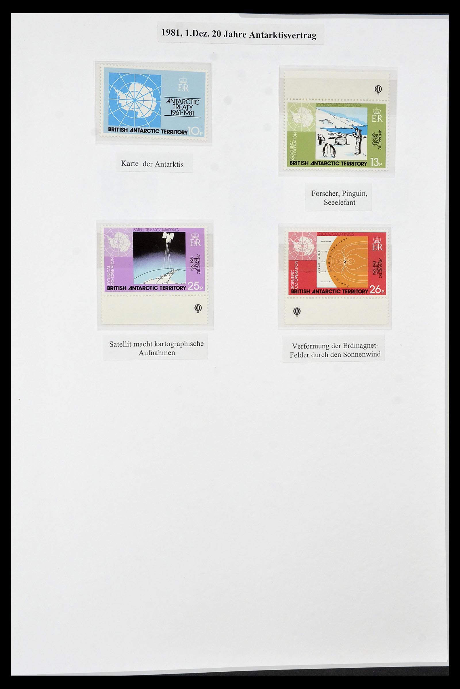 34105 051 - Stamp collection 34105 British Antarctica 1963-1993.