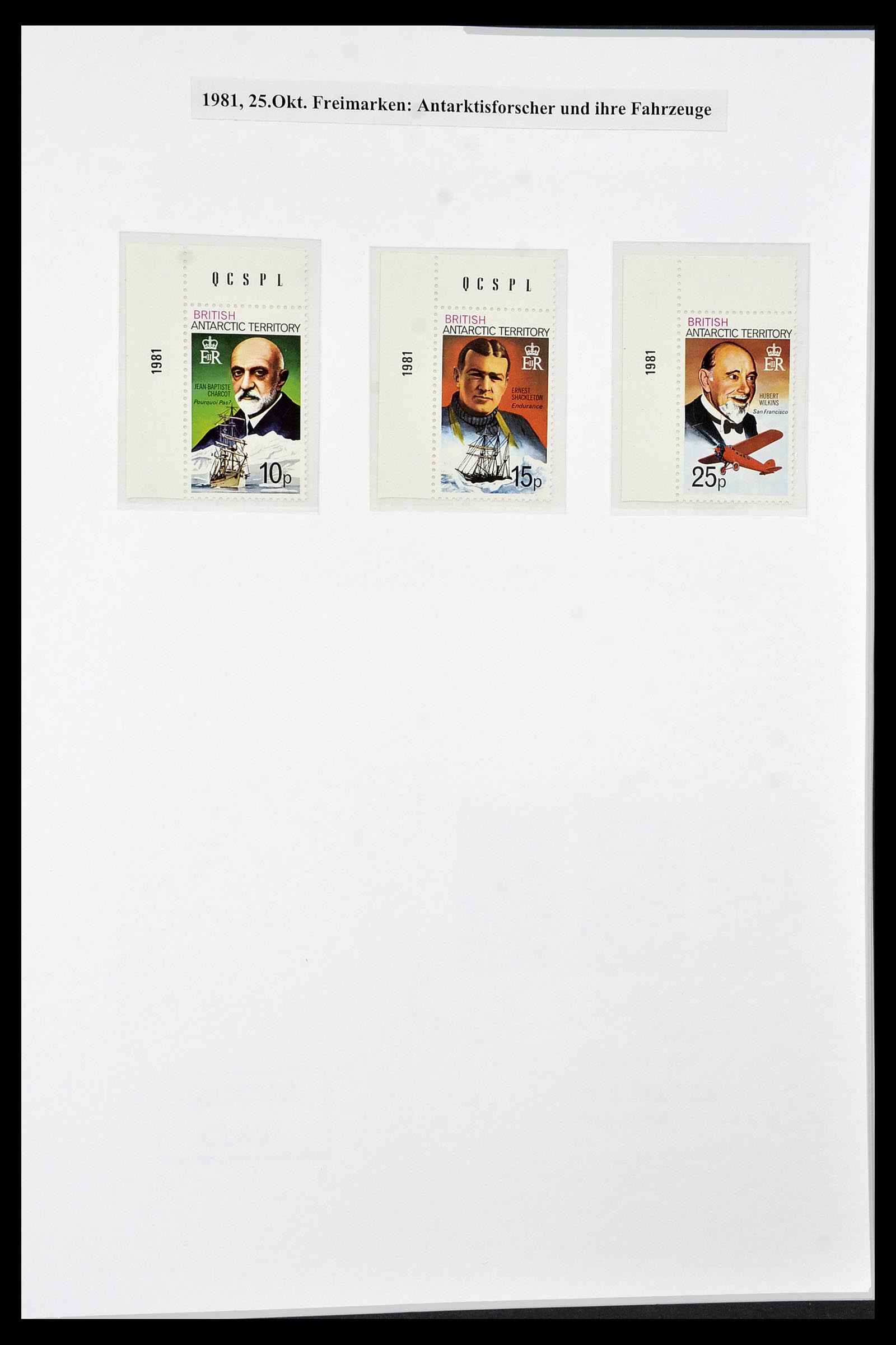 34105 052 - Stamp collection 34105 British Antarctica 1963-1993.