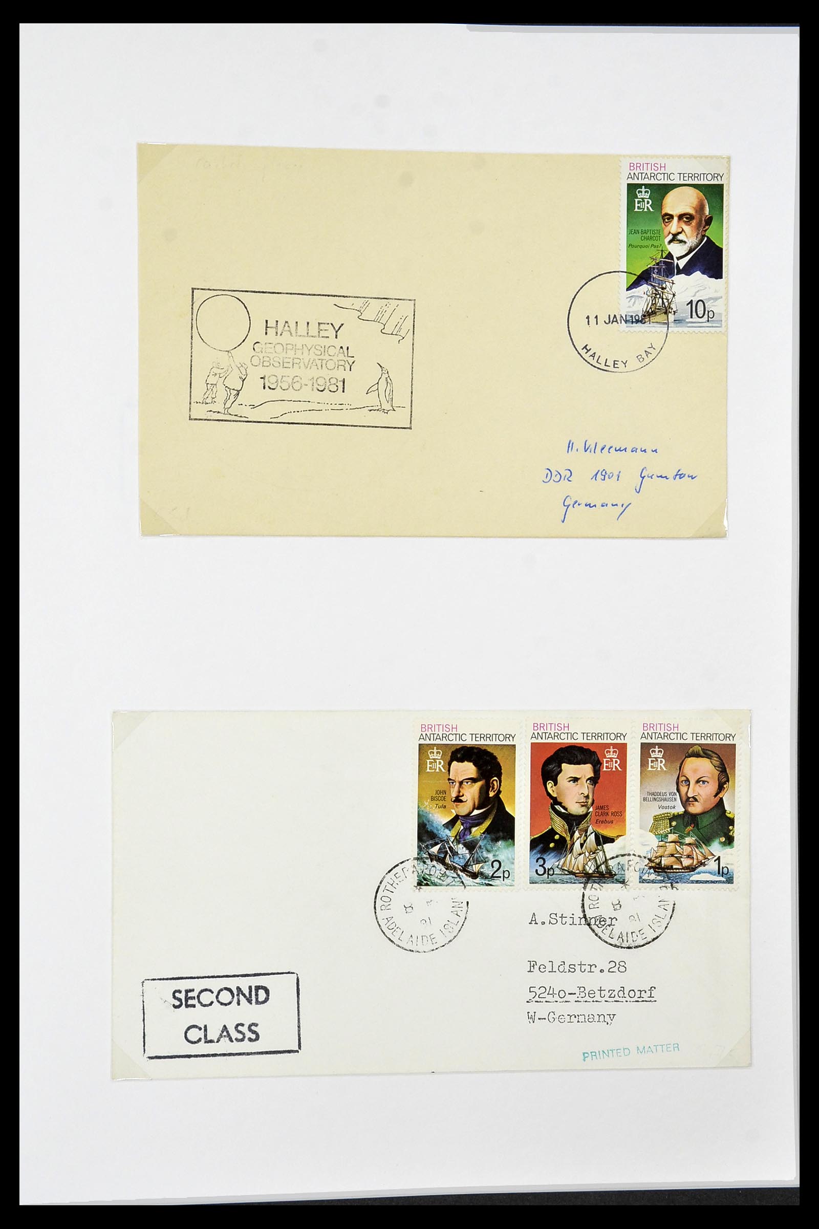 34105 053 - Stamp collection 34105 British Antarctica 1963-1993.