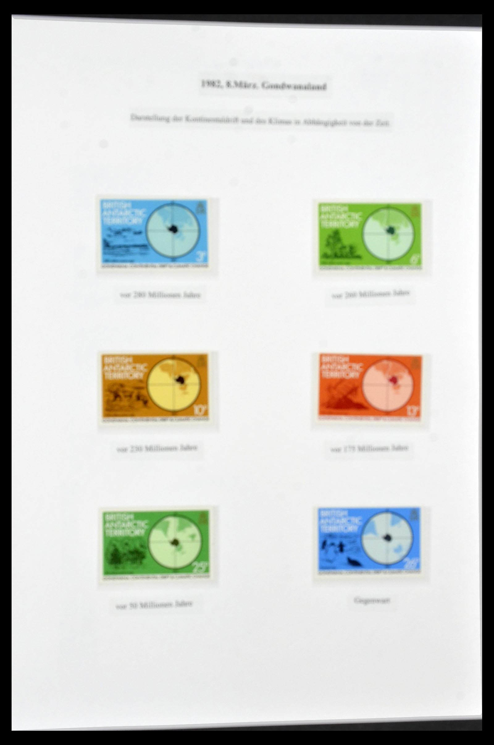 34105 056 - Stamp collection 34105 British Antarctica 1963-1993.