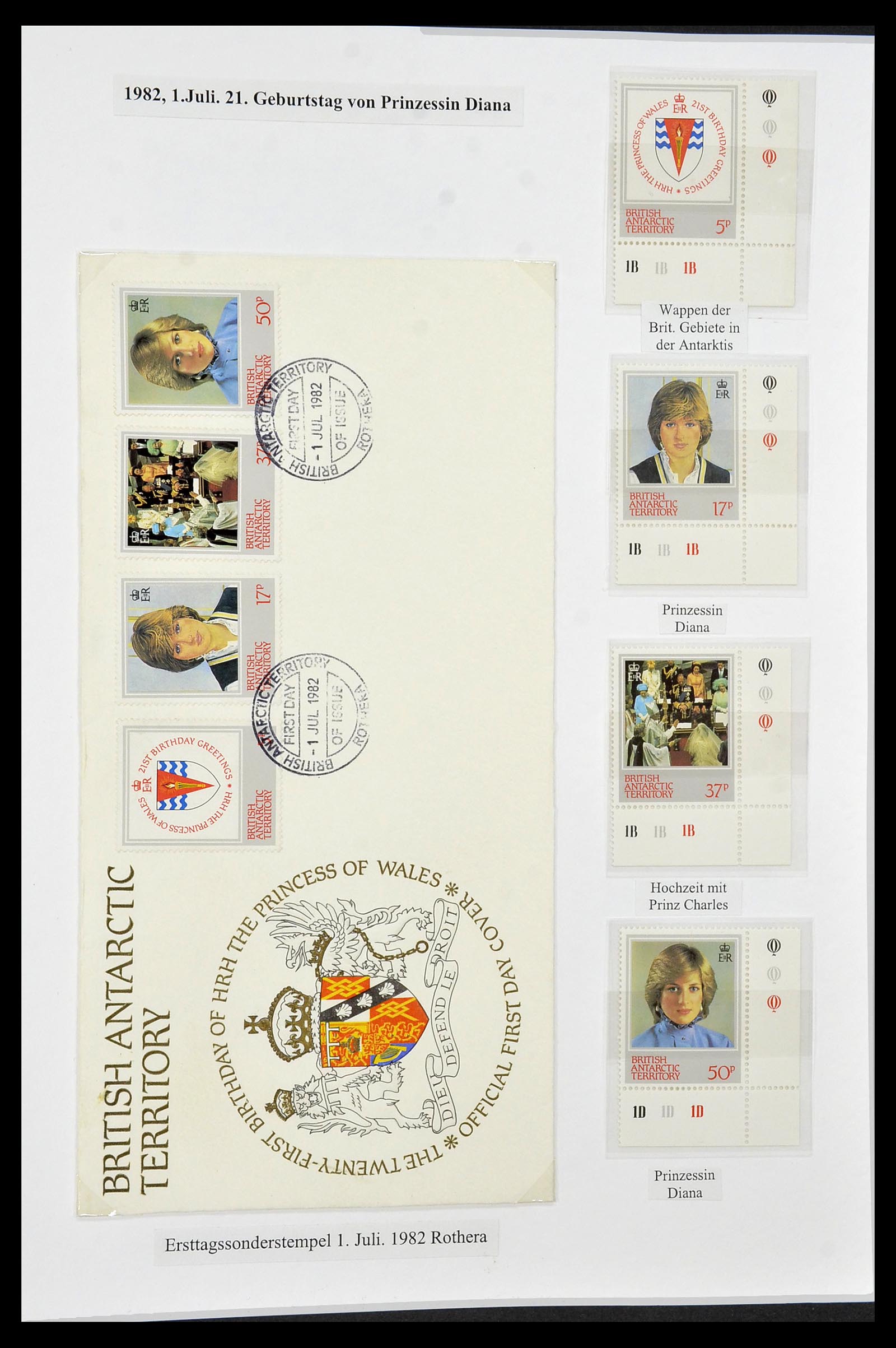 34105 057 - Stamp collection 34105 British Antarctica 1963-1993.