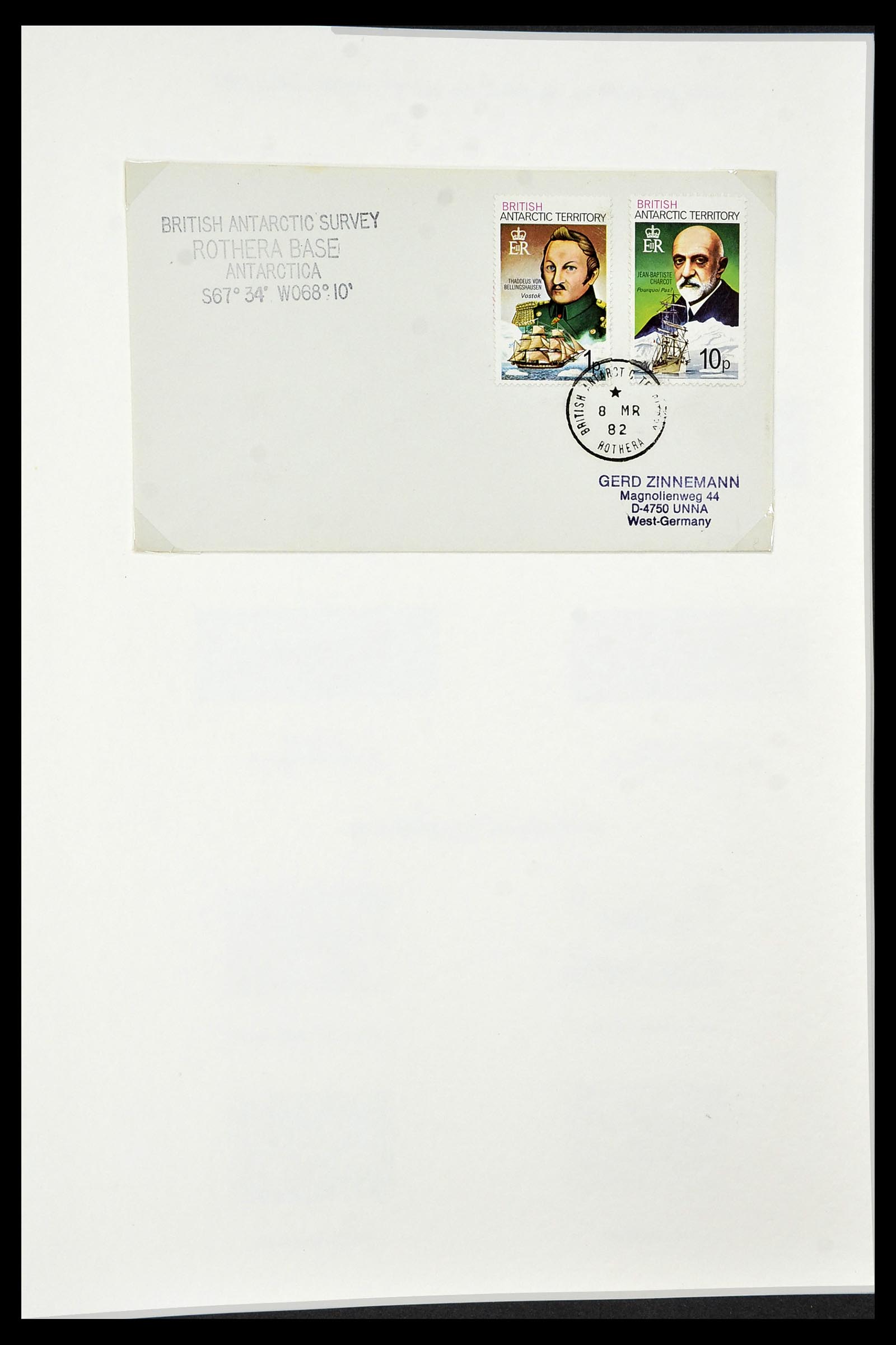 34105 059 - Stamp collection 34105 British Antarctica 1963-1993.