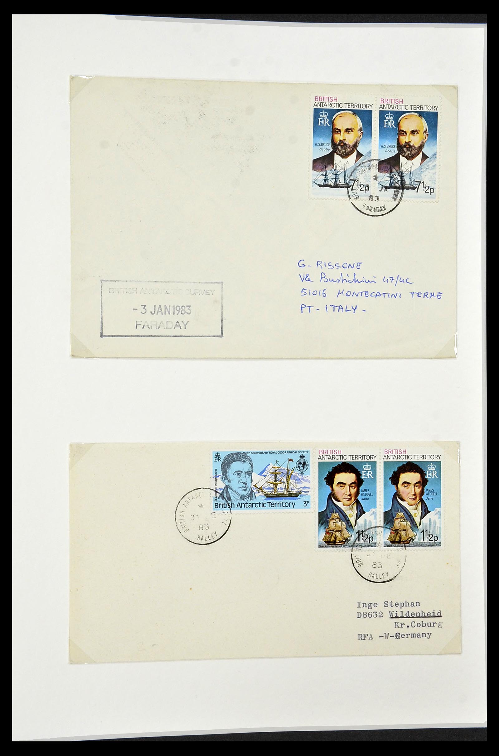 34105 062 - Stamp collection 34105 British Antarctica 1963-1993.