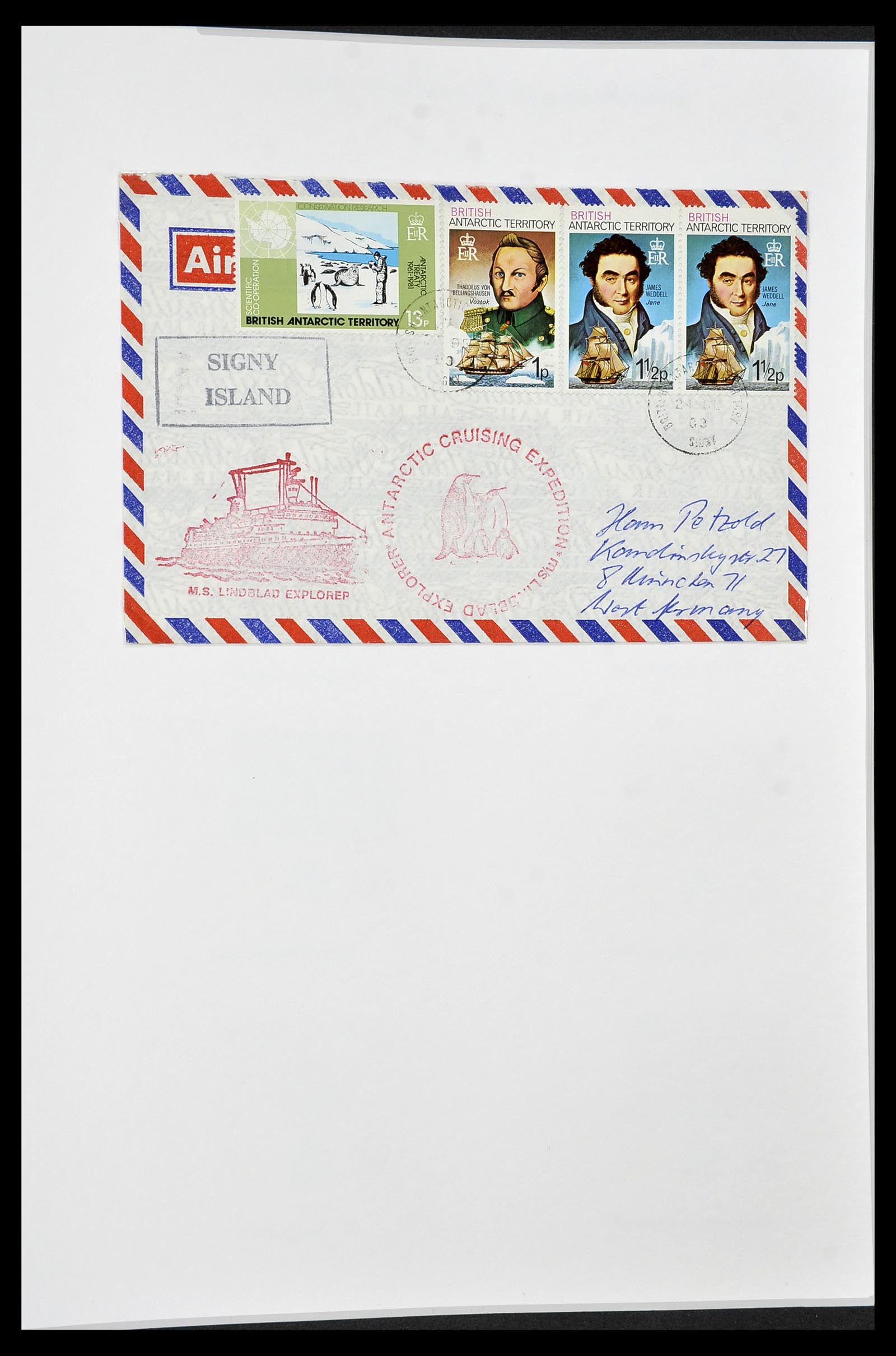 34105 063 - Stamp collection 34105 British Antarctica 1963-1993.