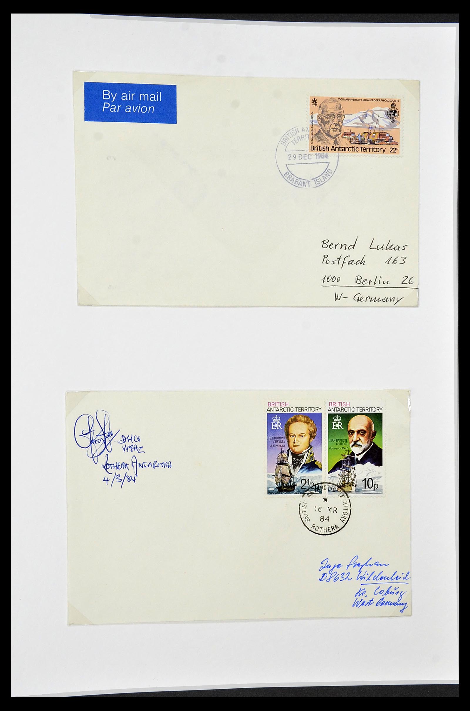 34105 066 - Stamp collection 34105 British Antarctica 1963-1993.