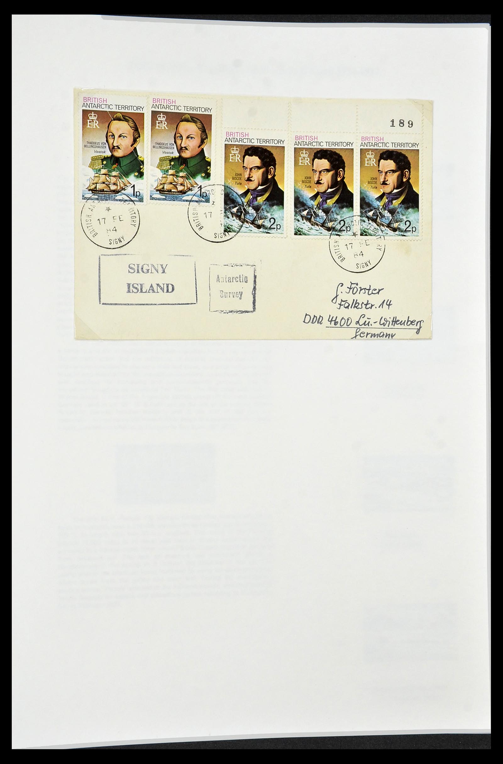 34105 067 - Stamp collection 34105 British Antarctica 1963-1993.