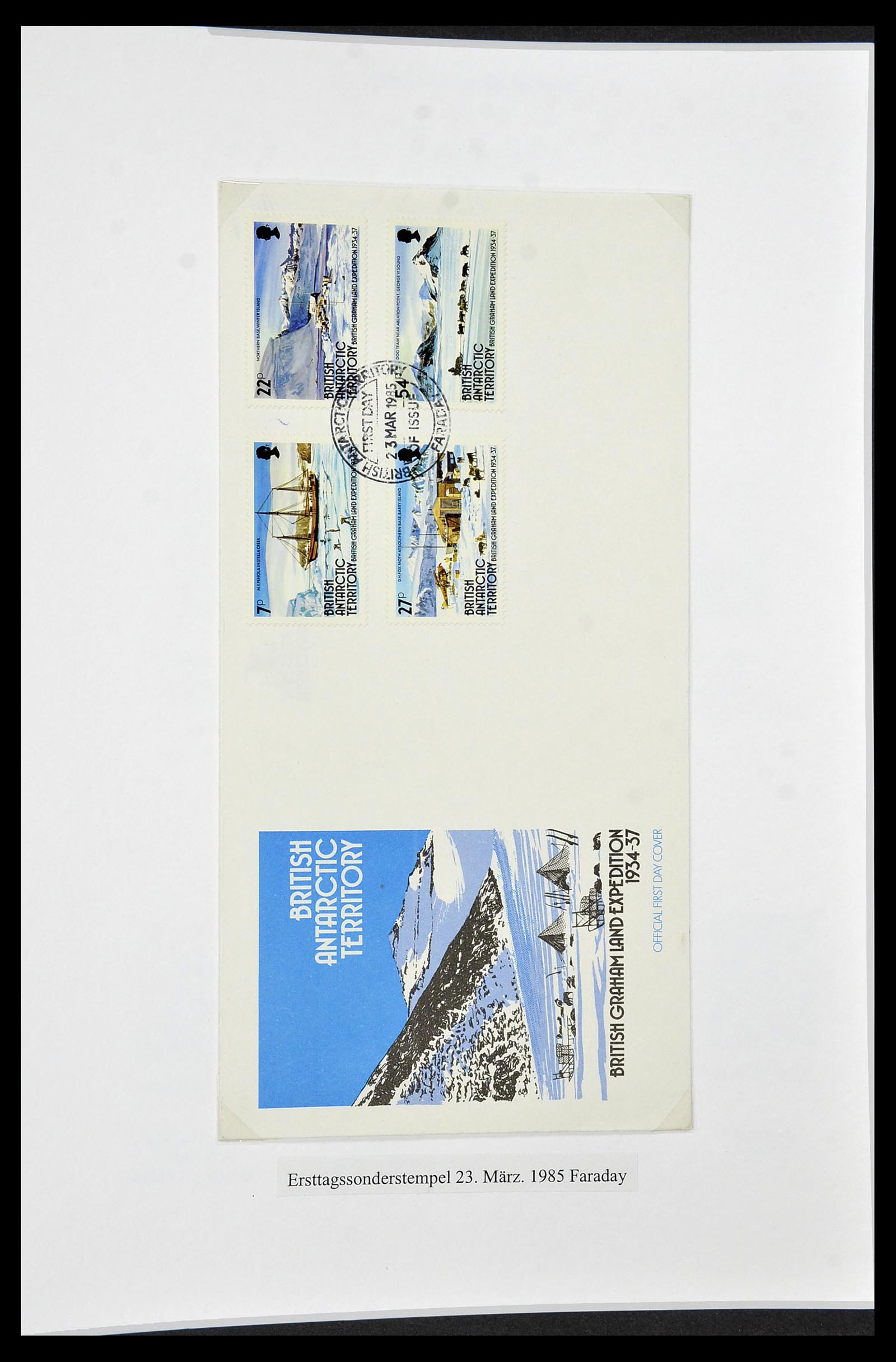 34105 069 - Stamp collection 34105 British Antarctica 1963-1993.