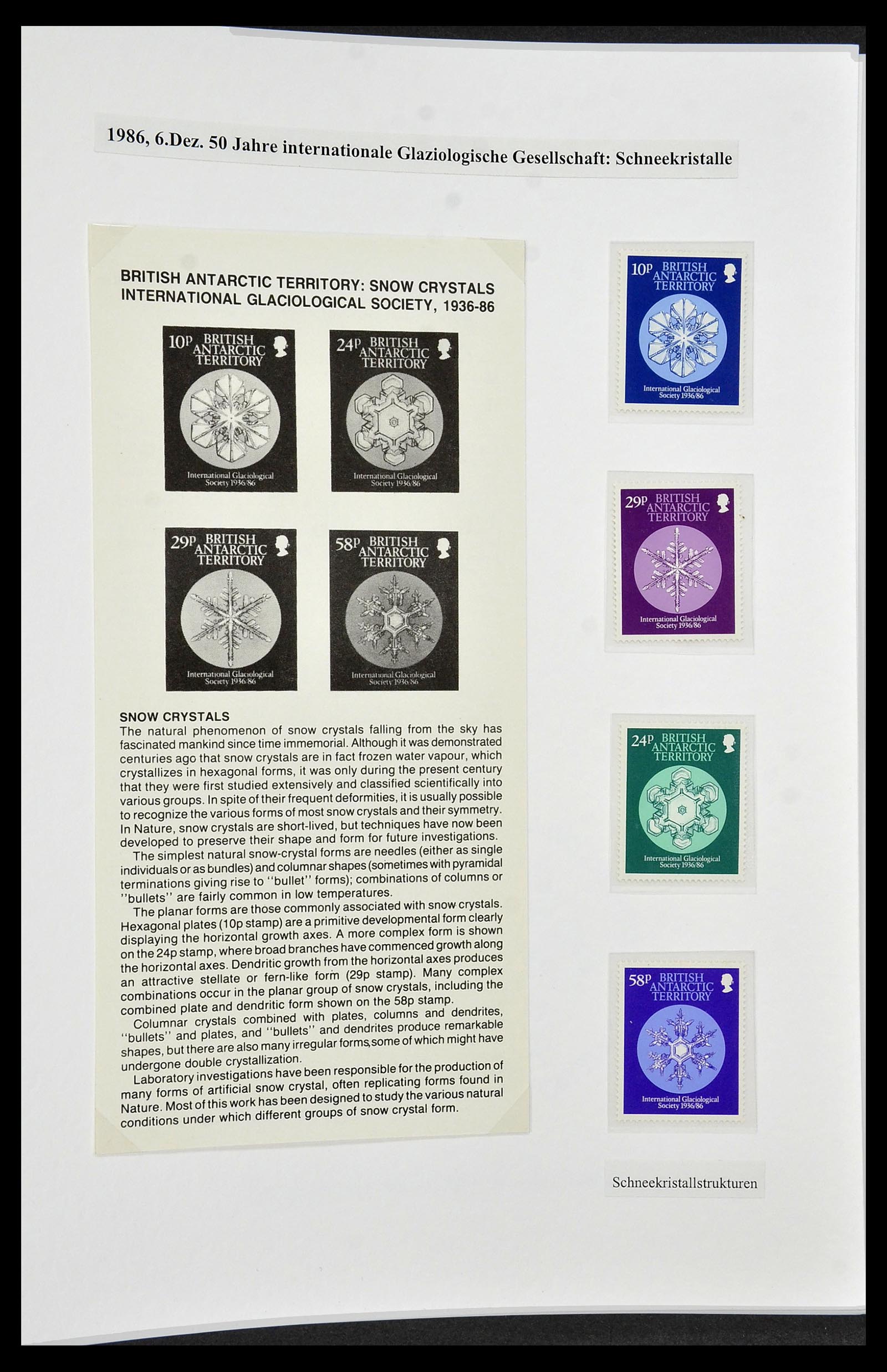 34105 072 - Stamp collection 34105 British Antarctica 1963-1993.