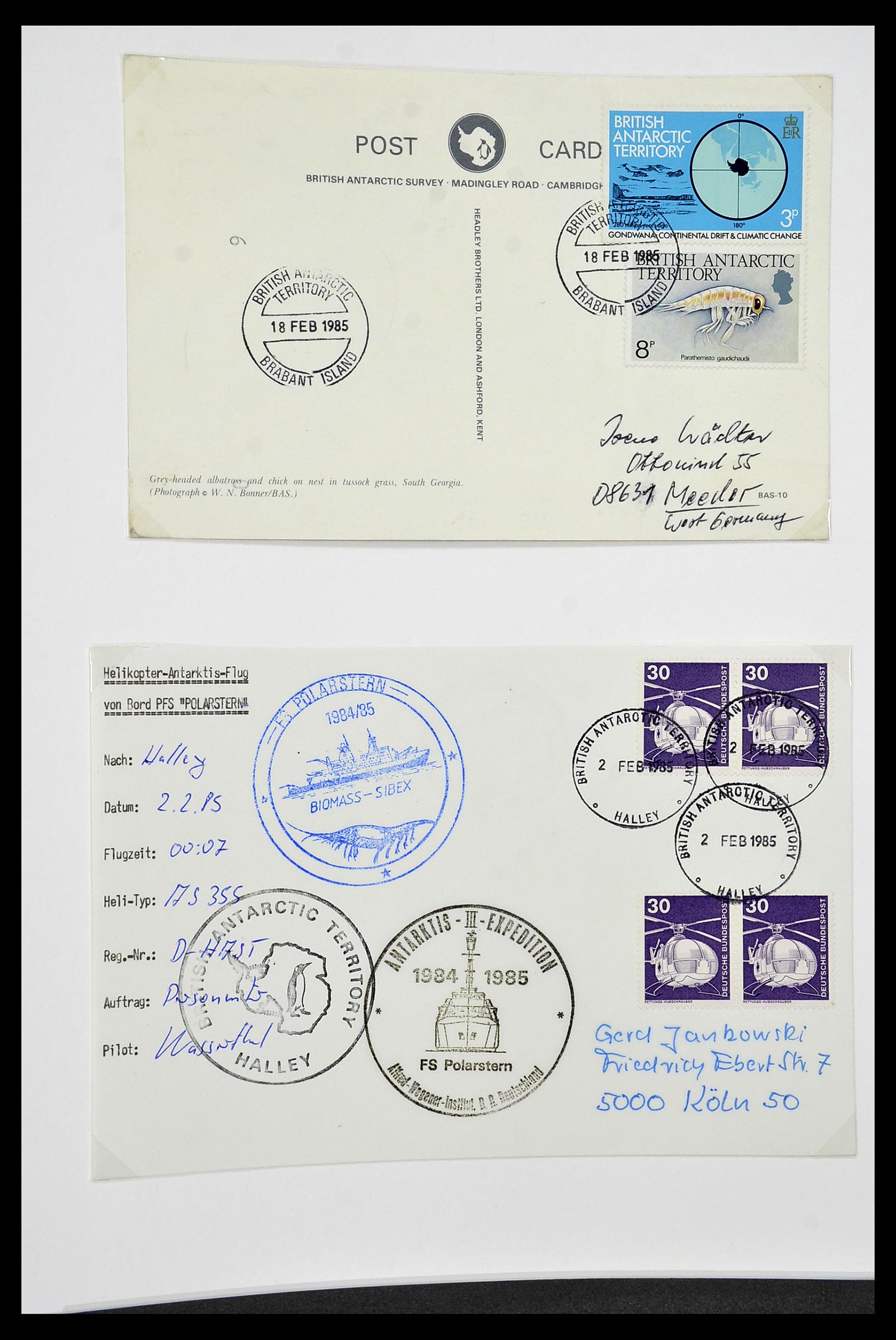 34105 075 - Stamp collection 34105 British Antarctica 1963-1993.
