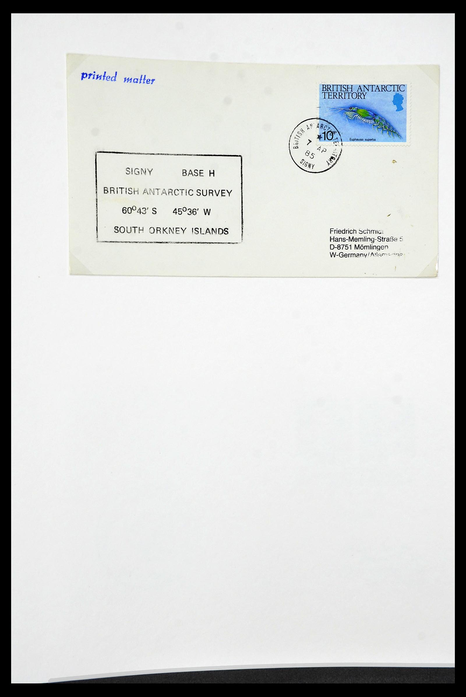 34105 076 - Stamp collection 34105 British Antarctica 1963-1993.