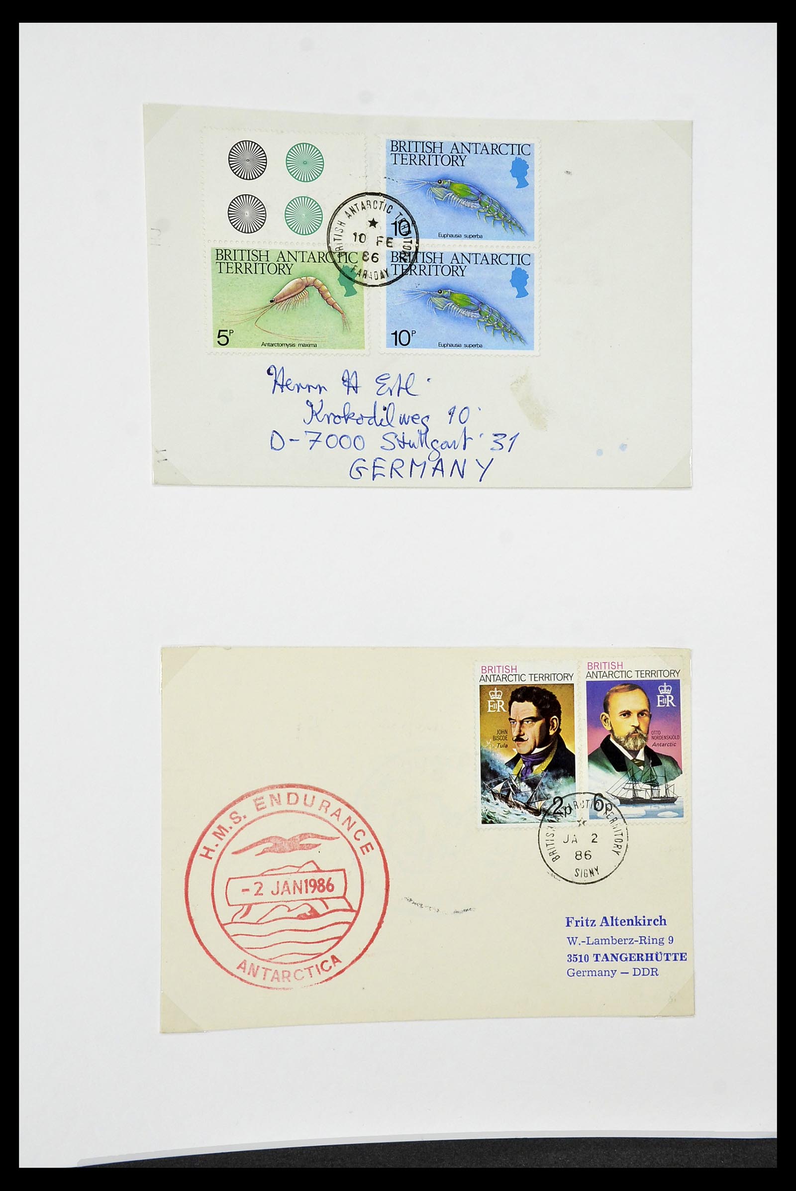 34105 079 - Stamp collection 34105 British Antarctica 1963-1993.