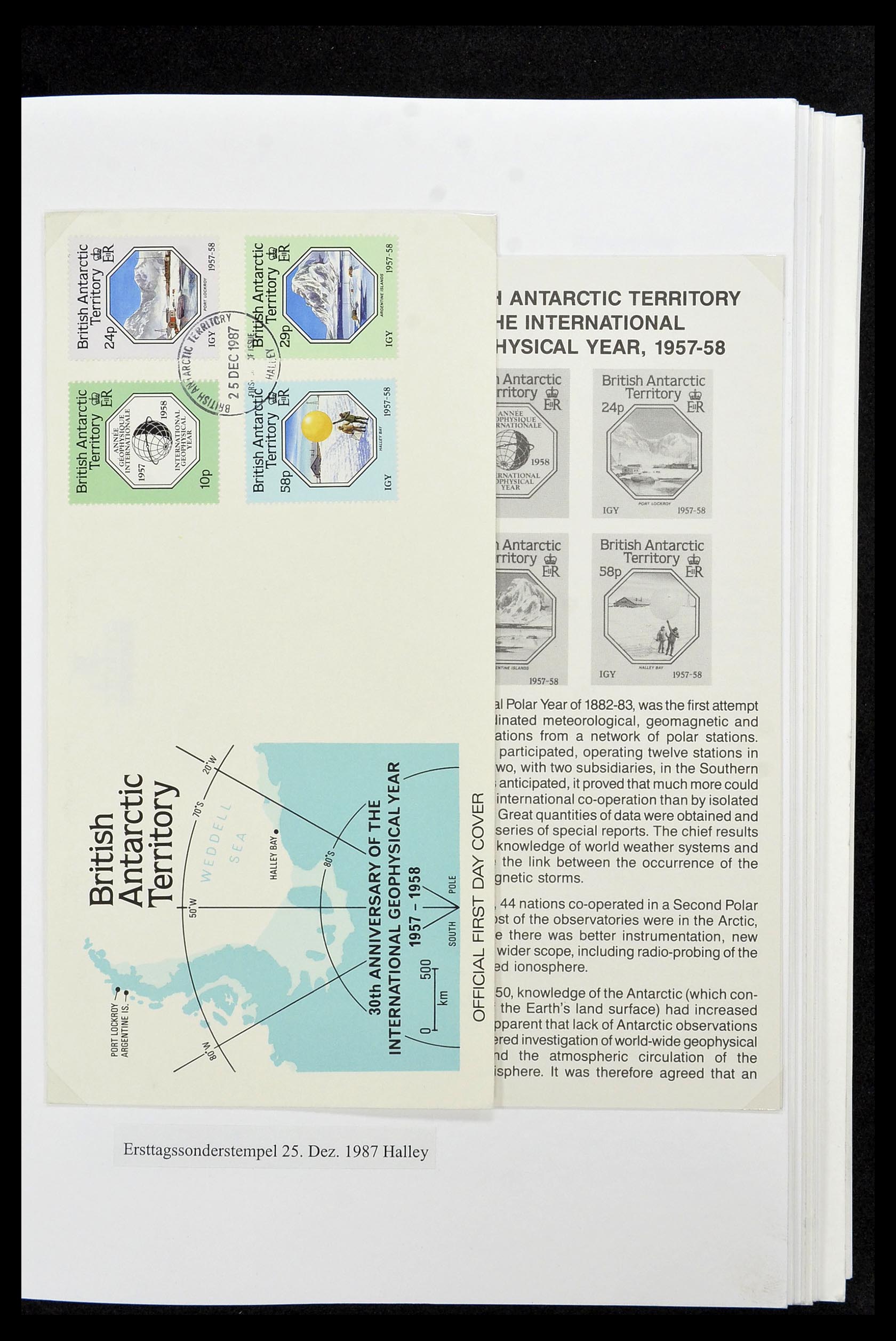 34105 083 - Stamp collection 34105 British Antarctica 1963-1993.