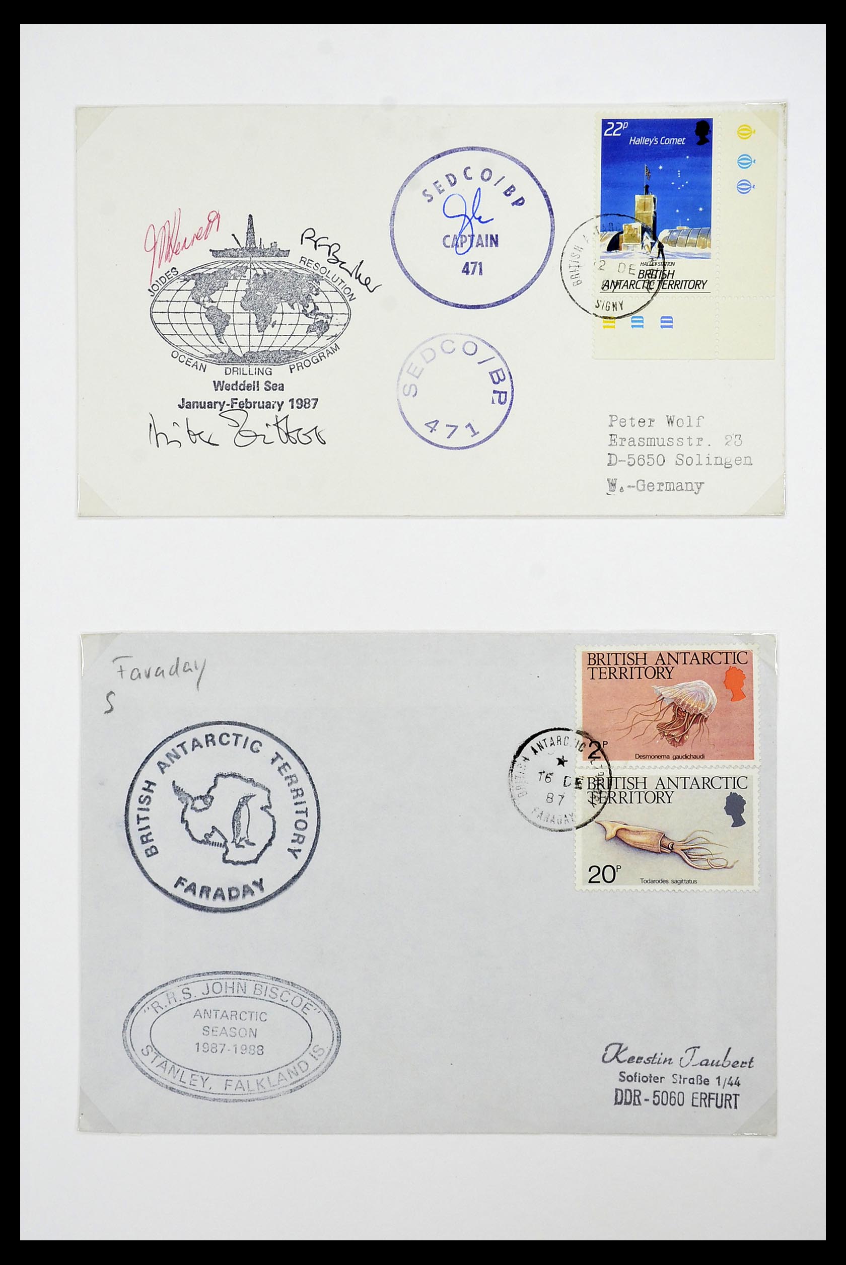 34105 084 - Stamp collection 34105 British Antarctica 1963-1993.