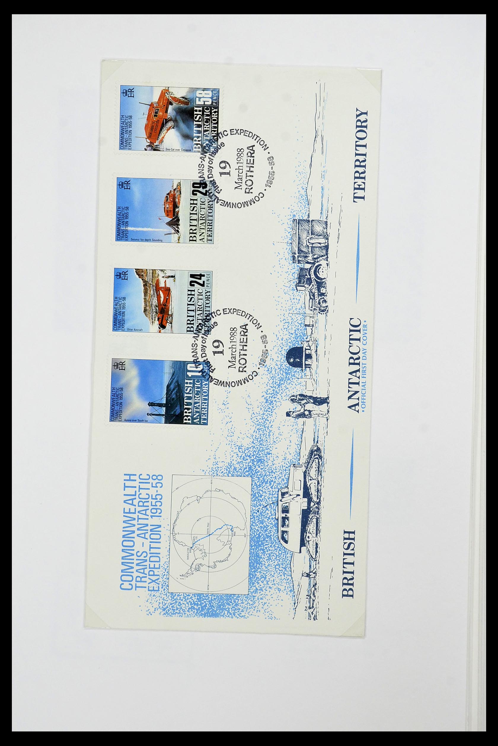 34105 089 - Stamp collection 34105 British Antarctica 1963-1993.
