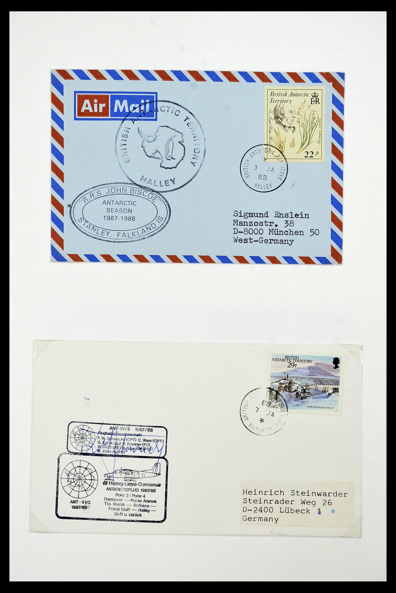 34105 090 - Stamp collection 34105 British Antarctica 1963-1993.