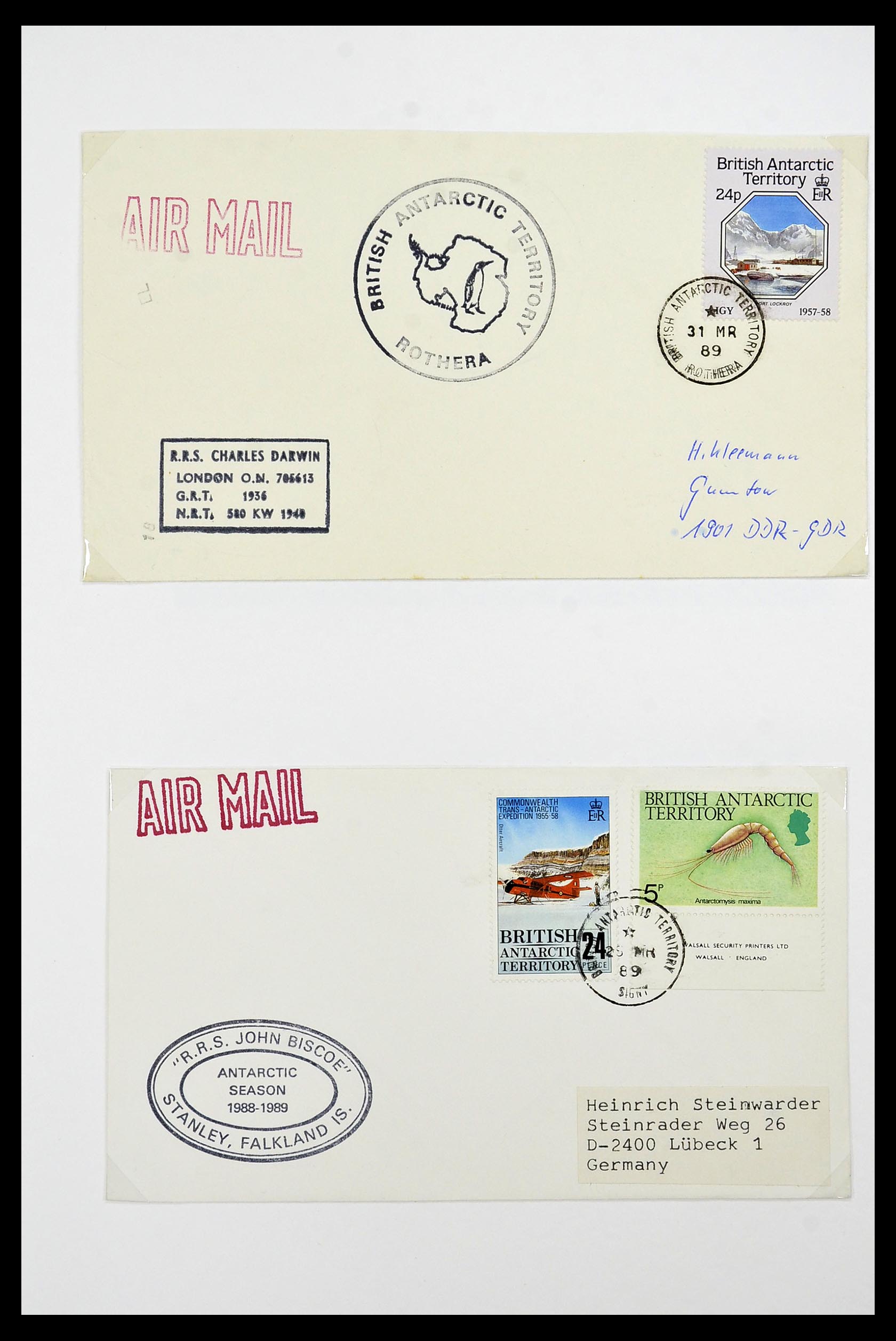 34105 096 - Stamp collection 34105 British Antarctica 1963-1993.