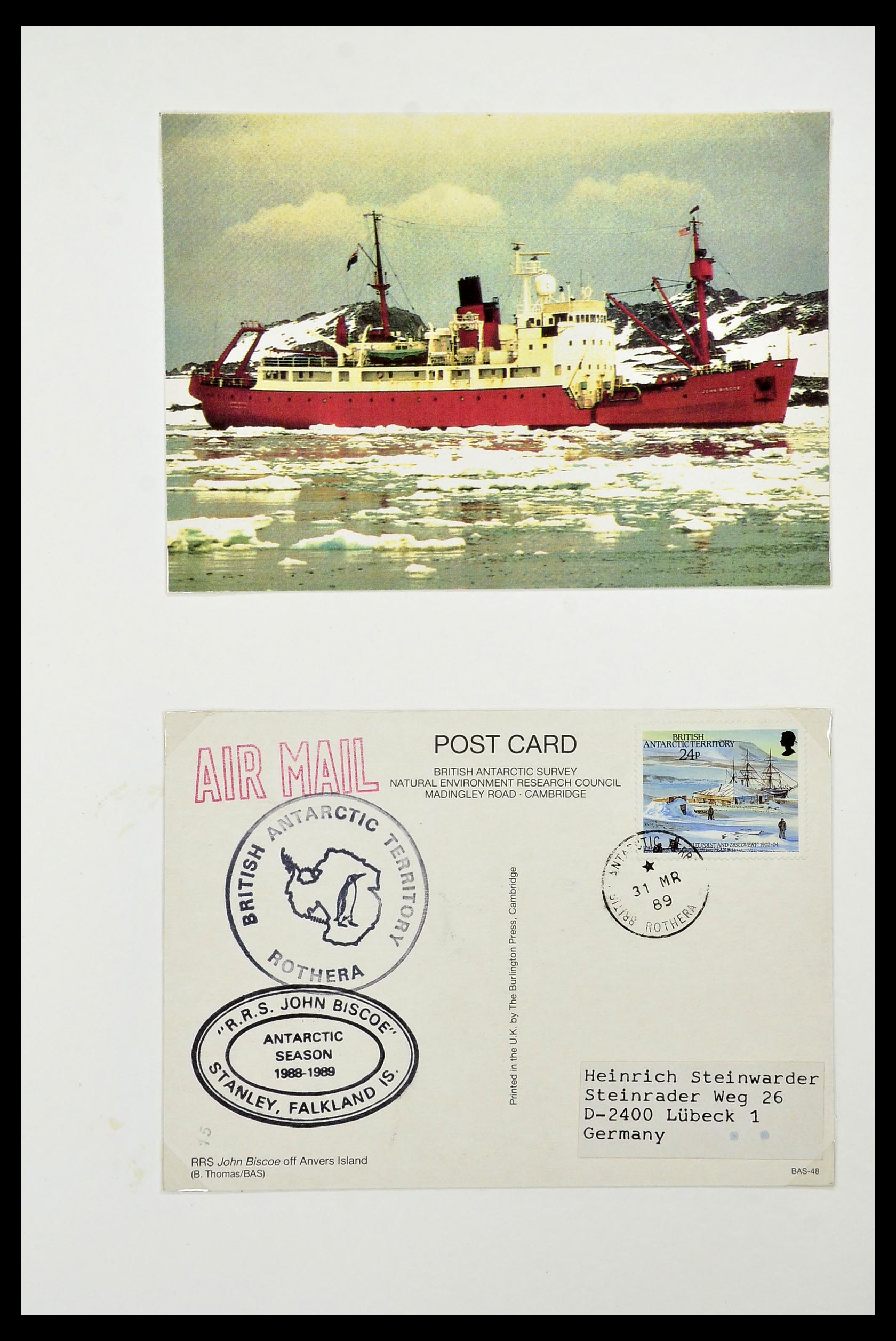 34105 097 - Stamp collection 34105 British Antarctica 1963-1993.