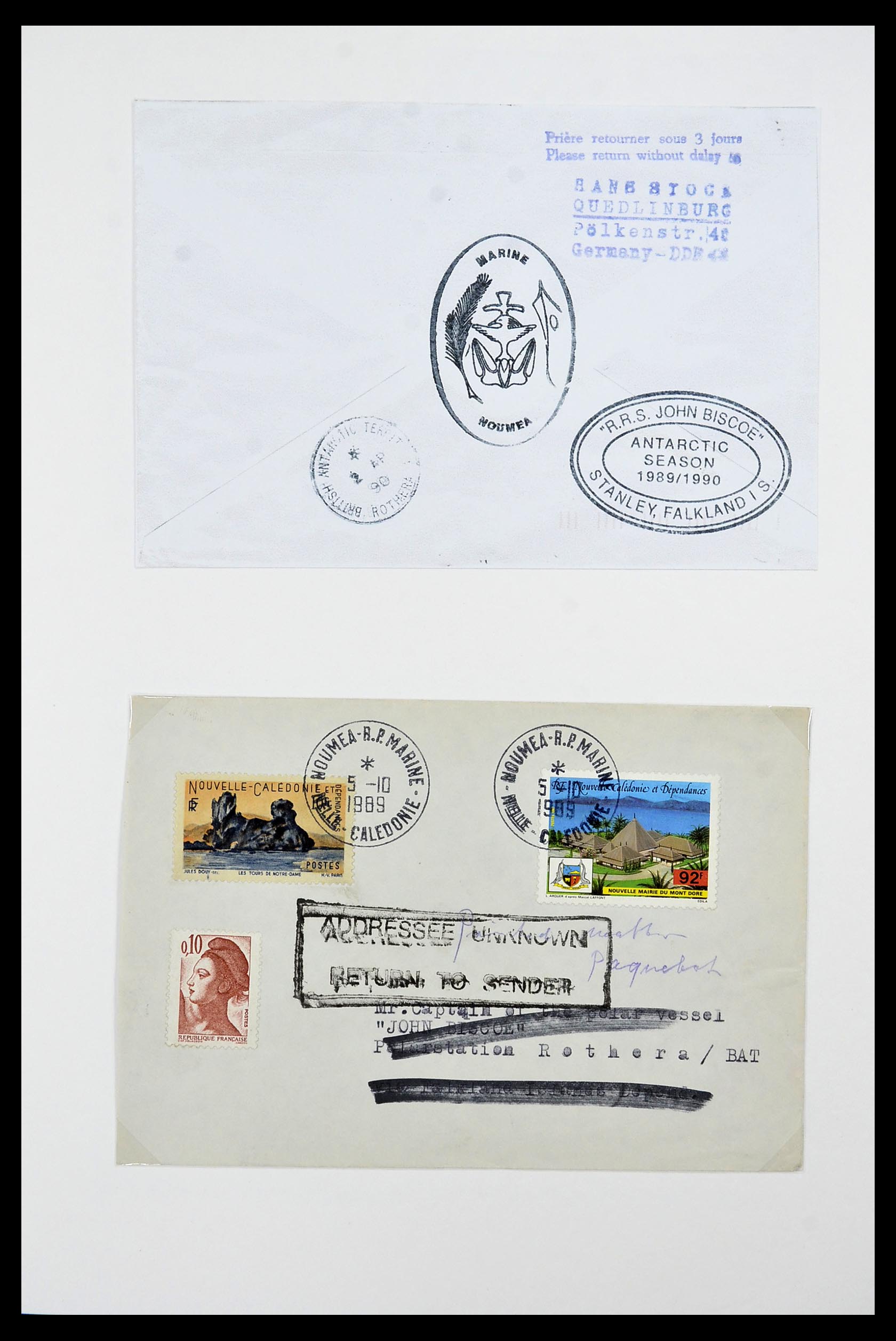 34105 098 - Stamp collection 34105 British Antarctica 1963-1993.