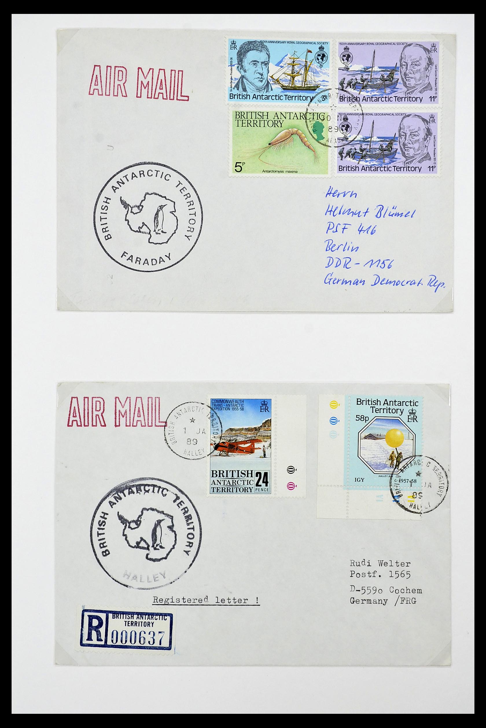 34105 099 - Stamp collection 34105 British Antarctica 1963-1993.