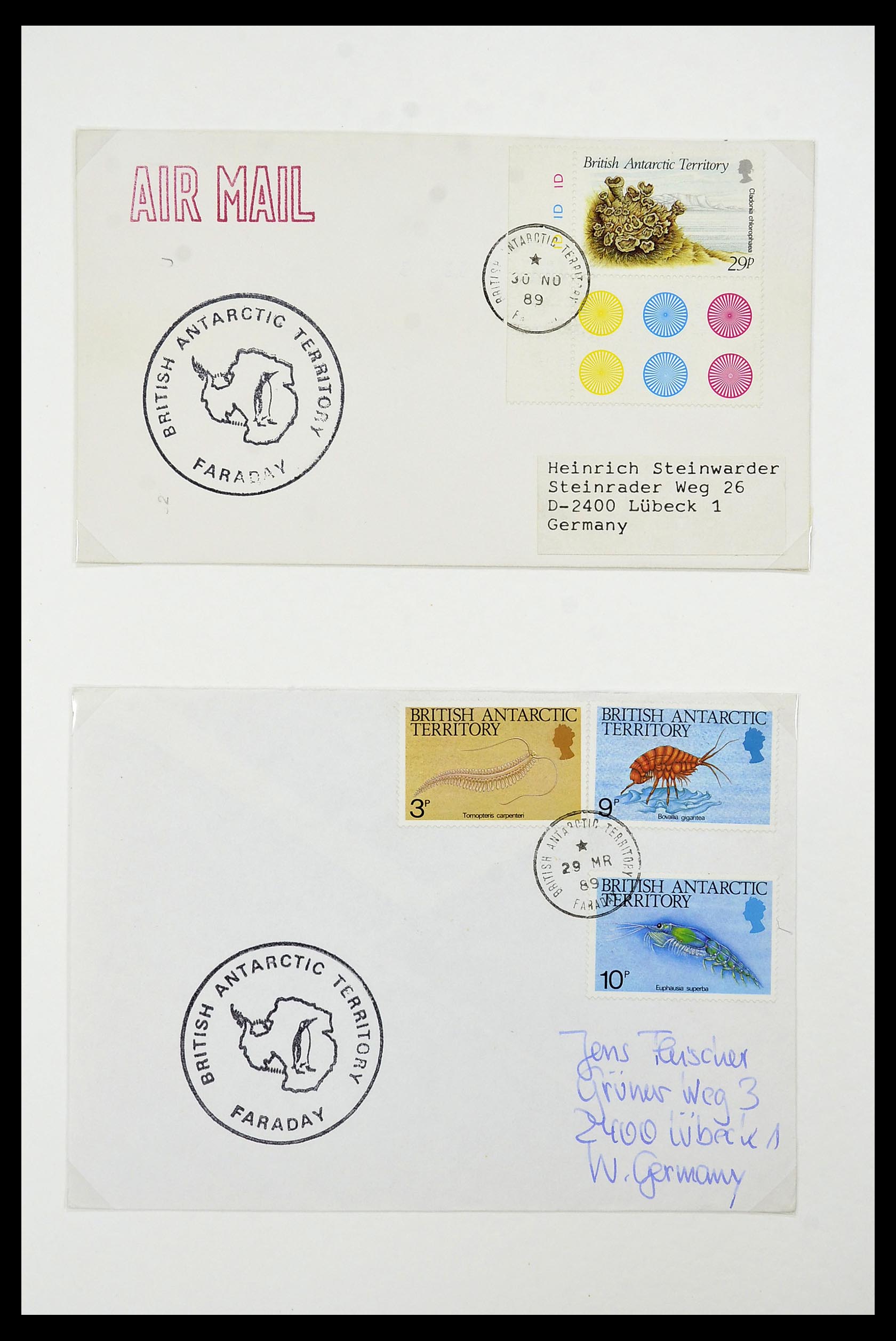 34105 100 - Stamp collection 34105 British Antarctica 1963-1993.