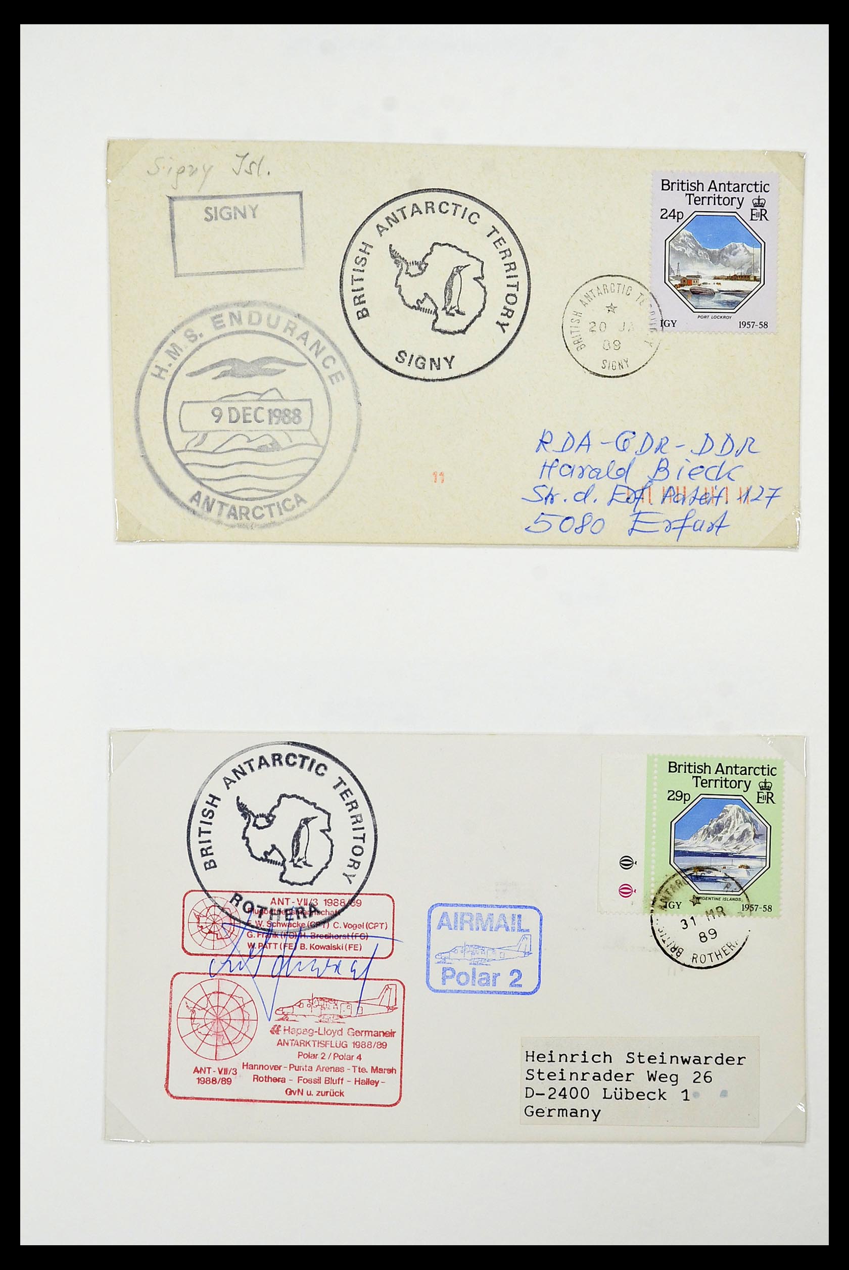 34105 101 - Stamp collection 34105 British Antarctica 1963-1993.