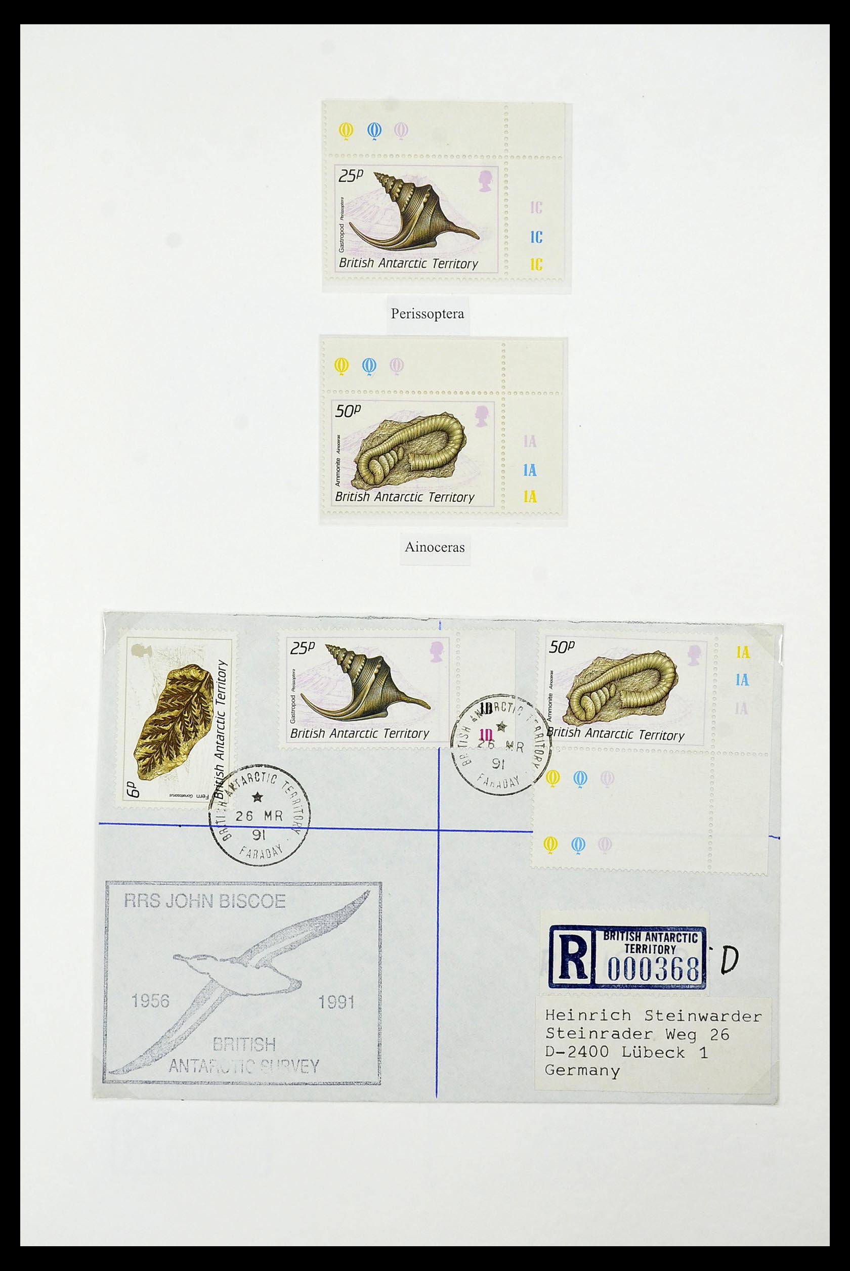 34105 104 - Stamp collection 34105 British Antarctica 1963-1993.