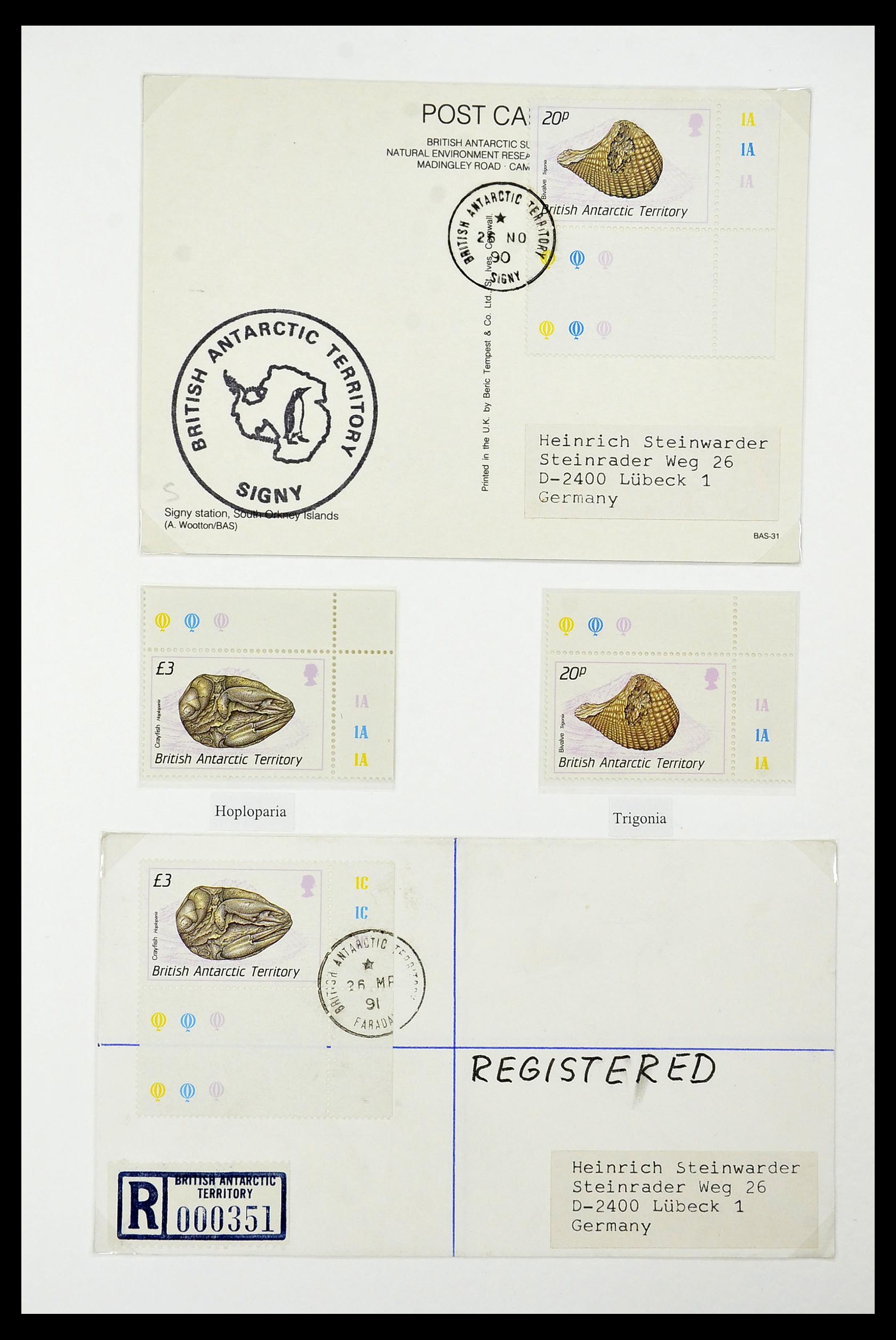 34105 105 - Stamp collection 34105 British Antarctica 1963-1993.