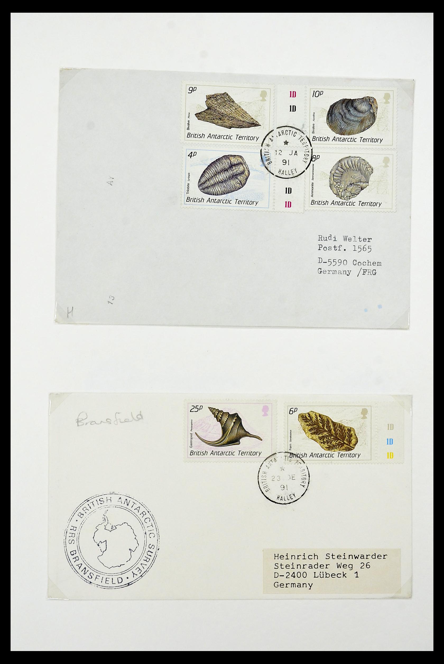34105 110 - Stamp collection 34105 British Antarctica 1963-1993.