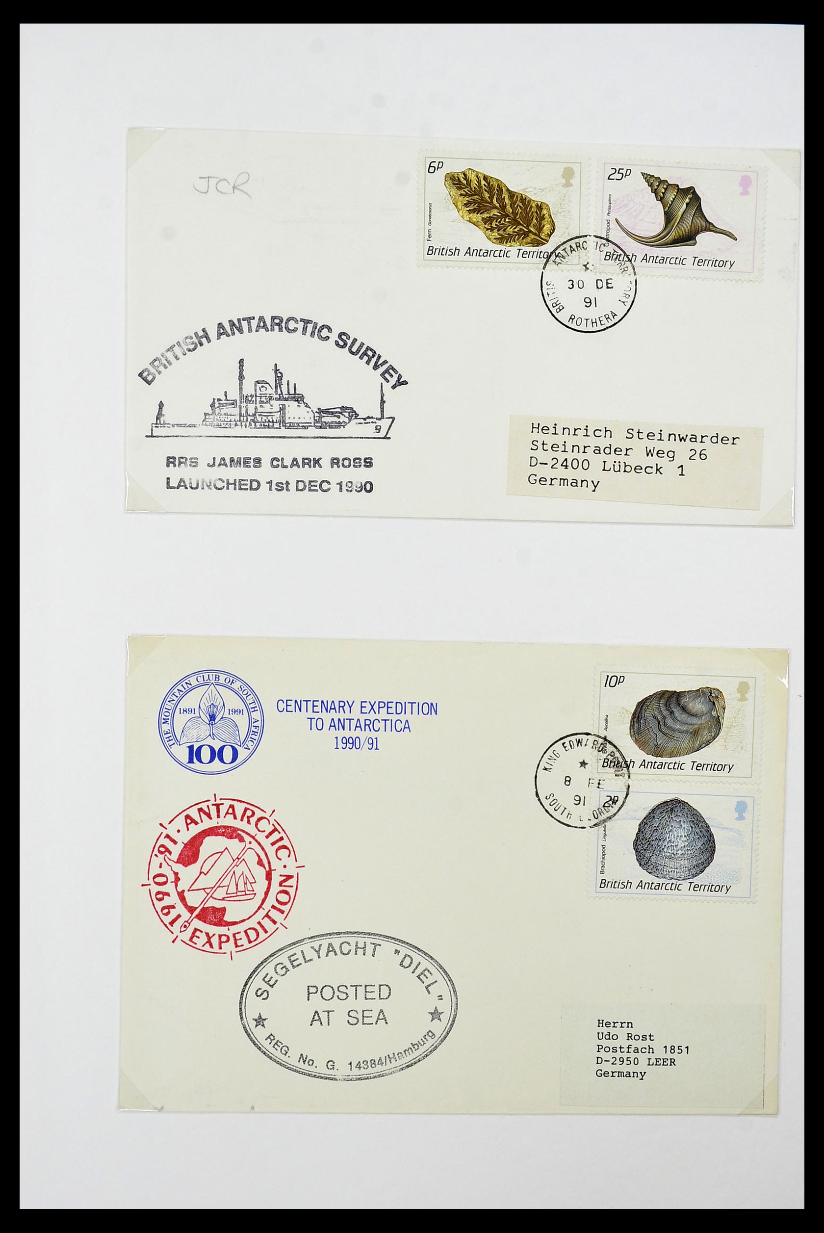 34105 111 - Stamp collection 34105 British Antarctica 1963-1993.