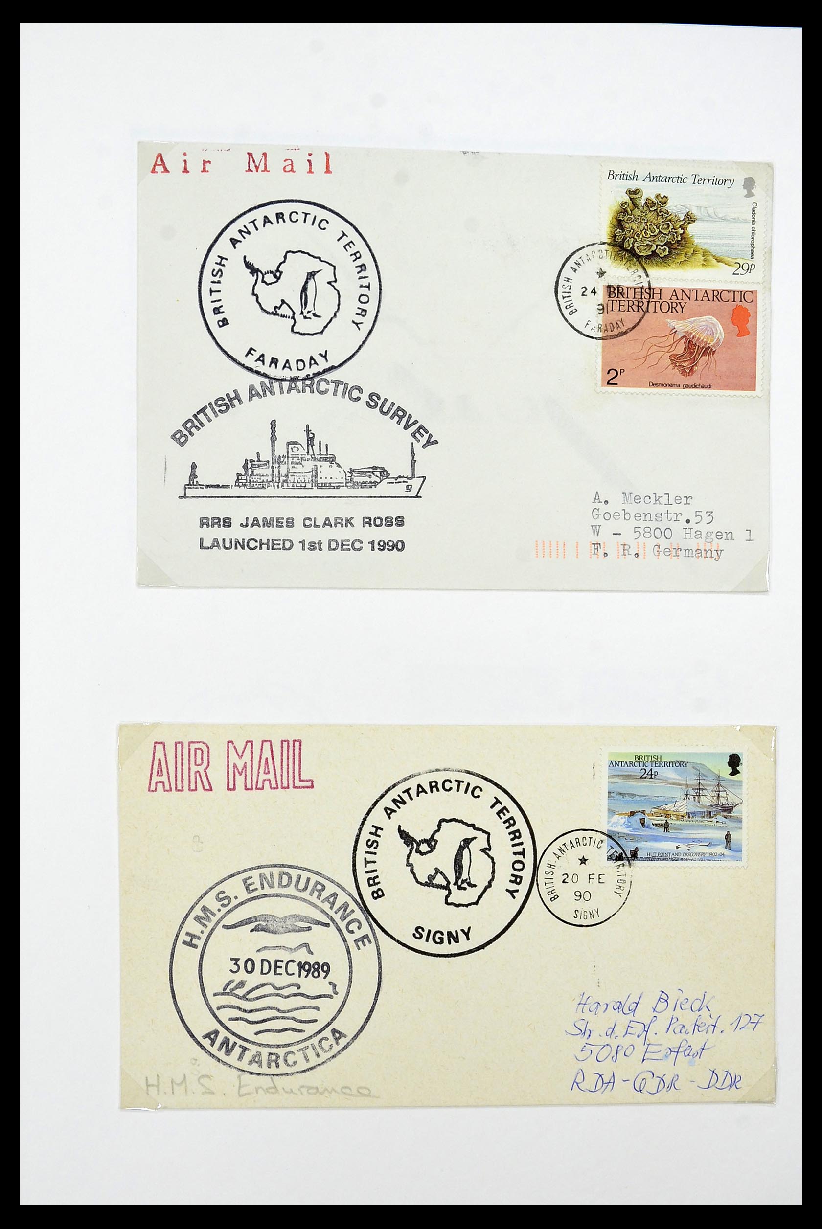 34105 116 - Stamp collection 34105 British Antarctica 1963-1993.