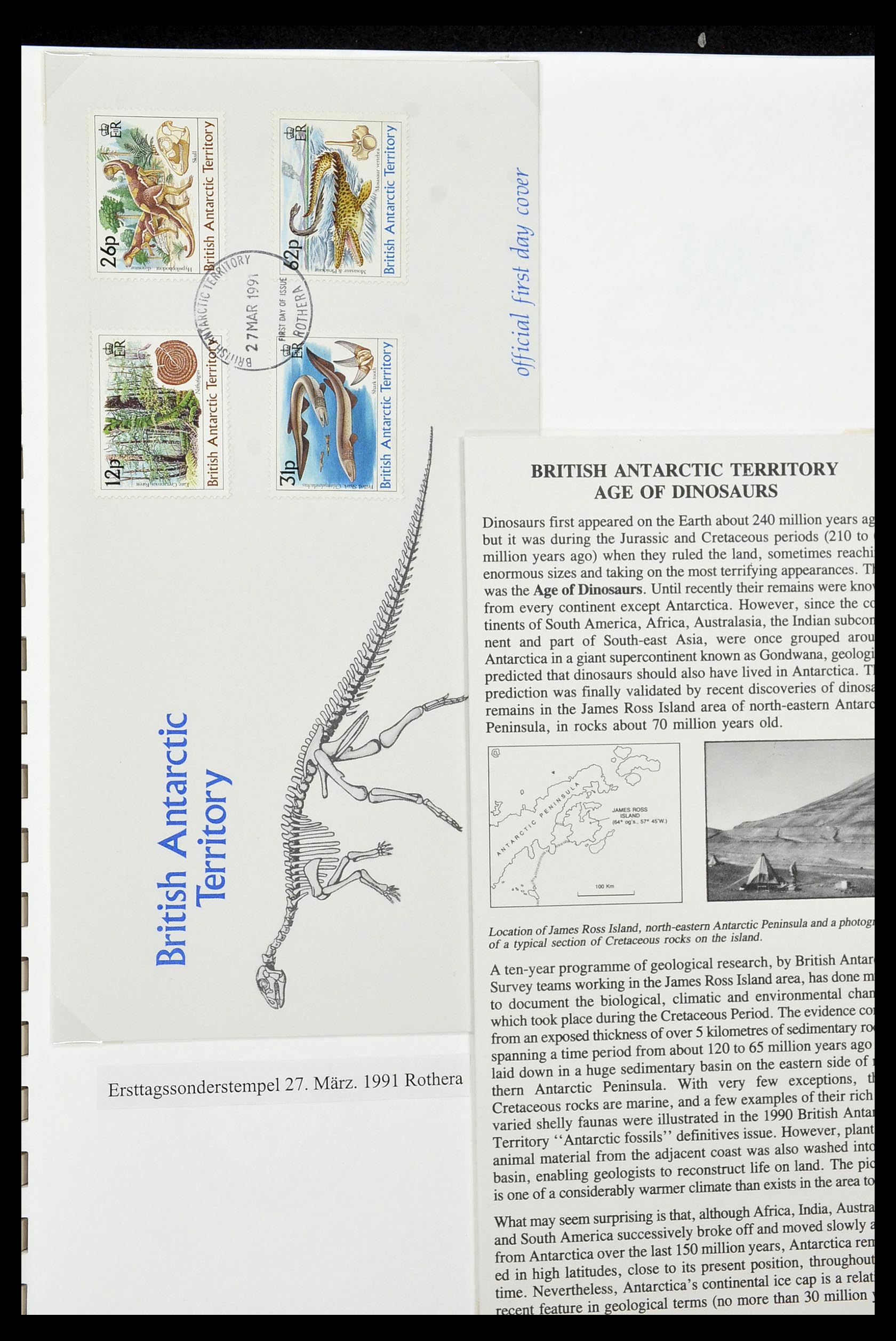 34105 119 - Stamp collection 34105 British Antarctica 1963-1993.