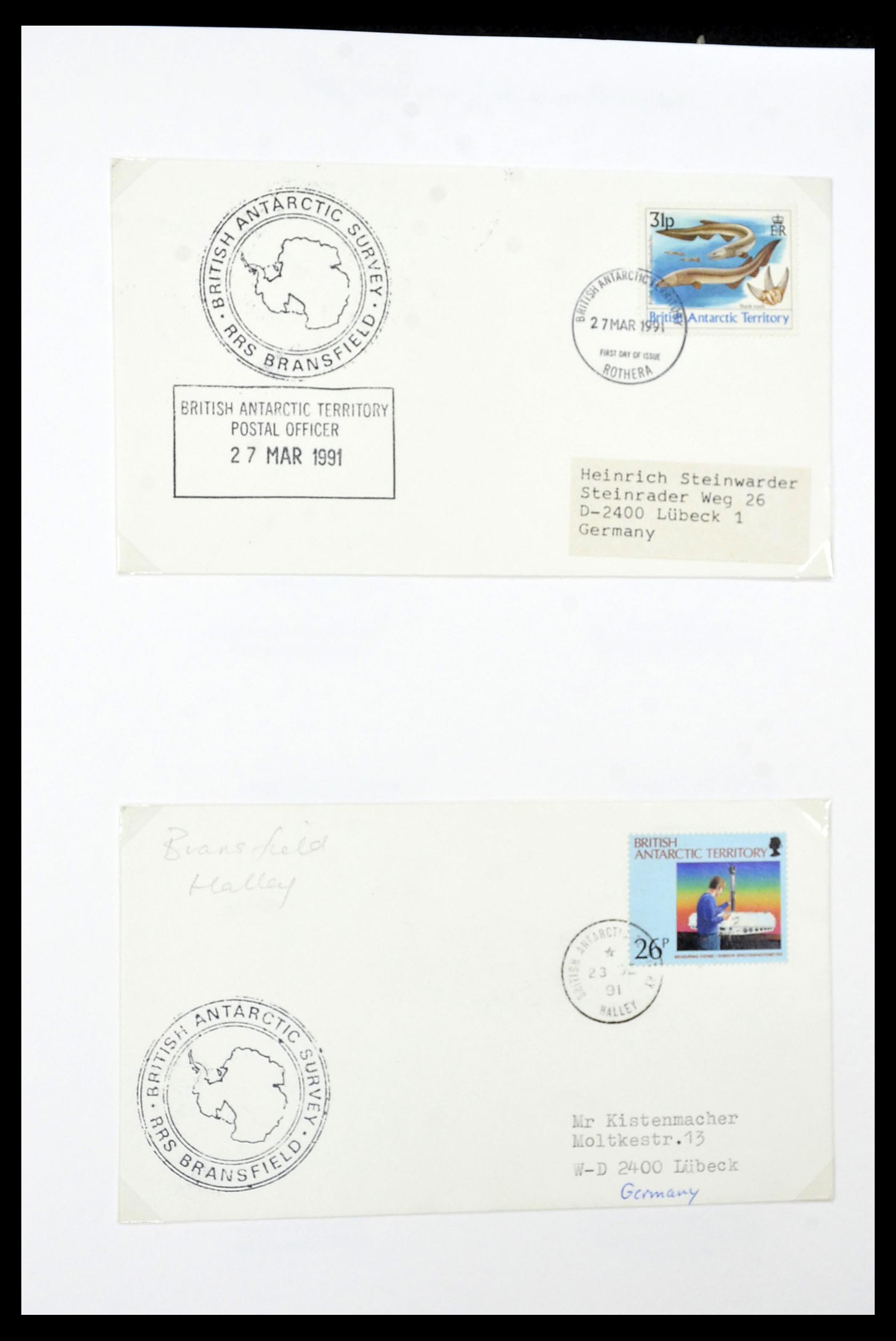 34105 120 - Stamp collection 34105 British Antarctica 1963-1993.