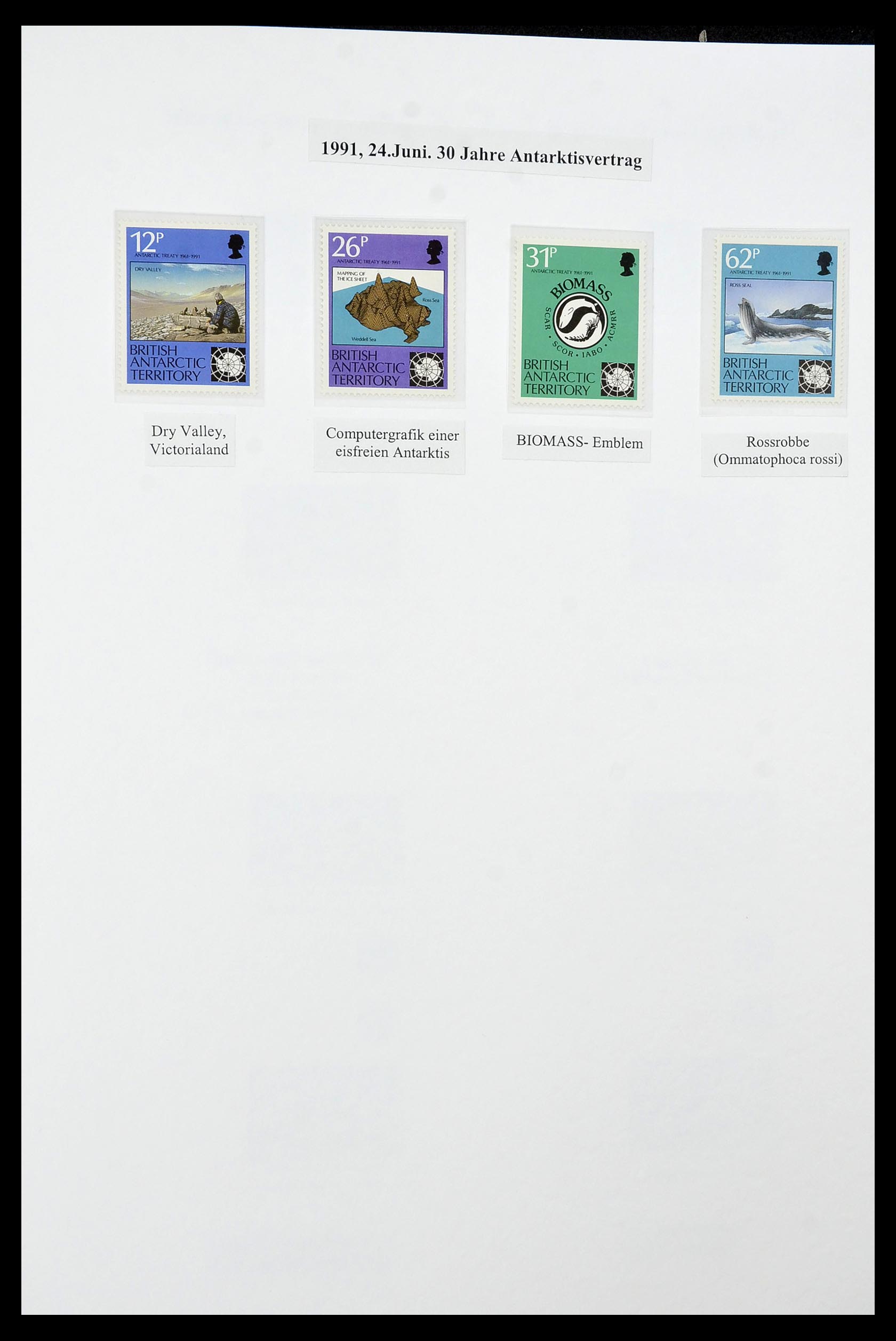 34105 123 - Stamp collection 34105 British Antarctica 1963-1993.