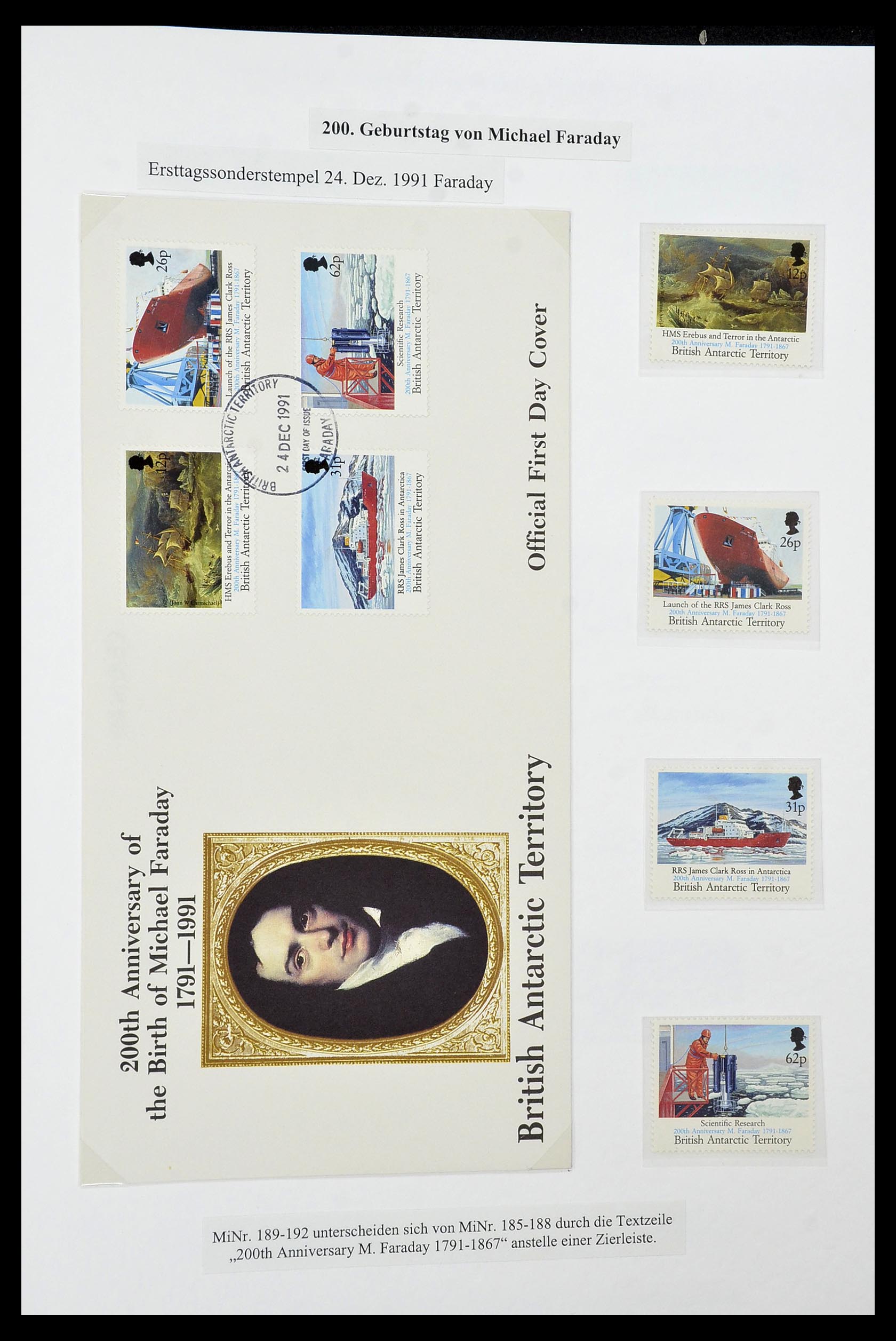34105 126 - Stamp collection 34105 British Antarctica 1963-1993.