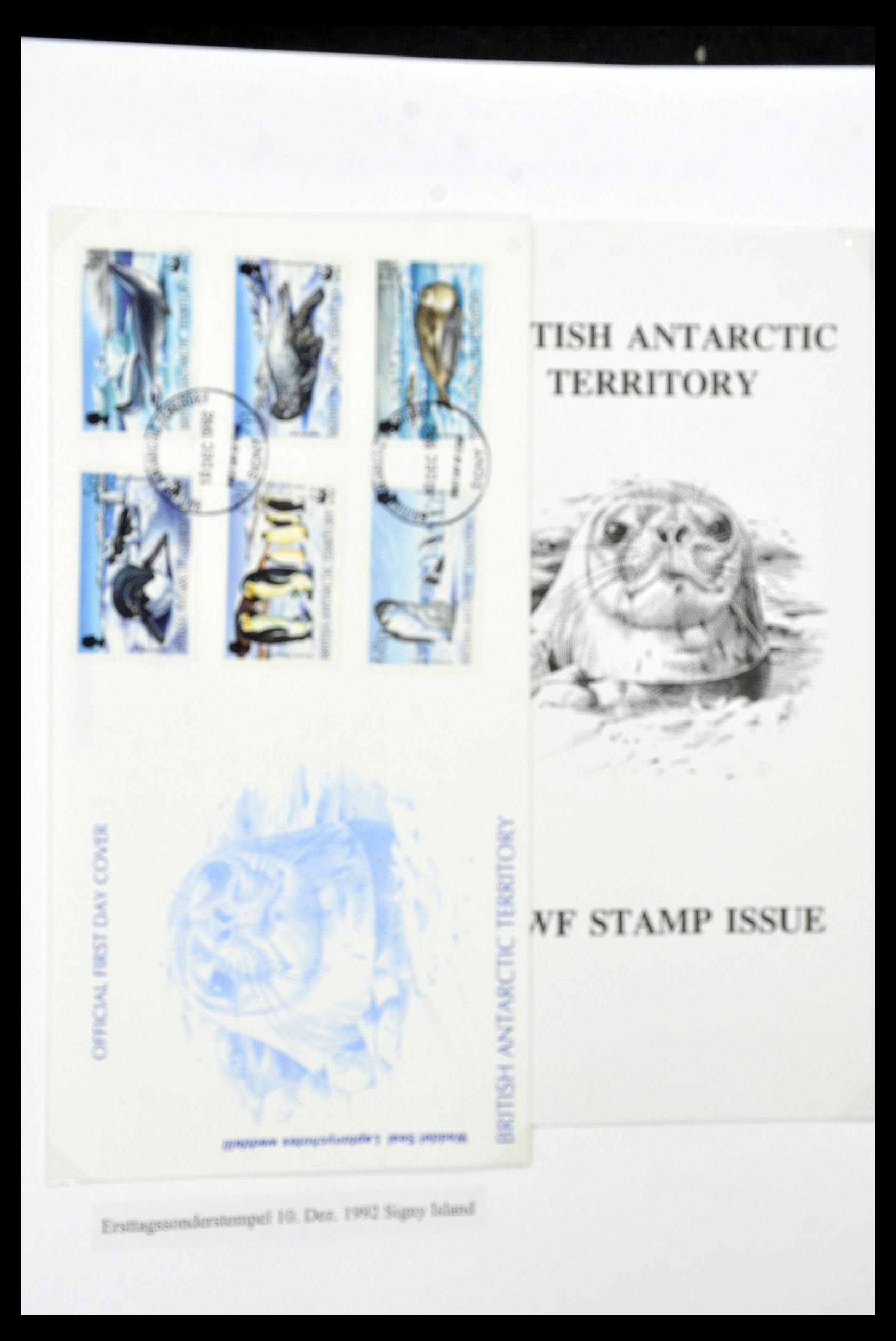 34105 128 - Stamp collection 34105 British Antarctica 1963-1993.