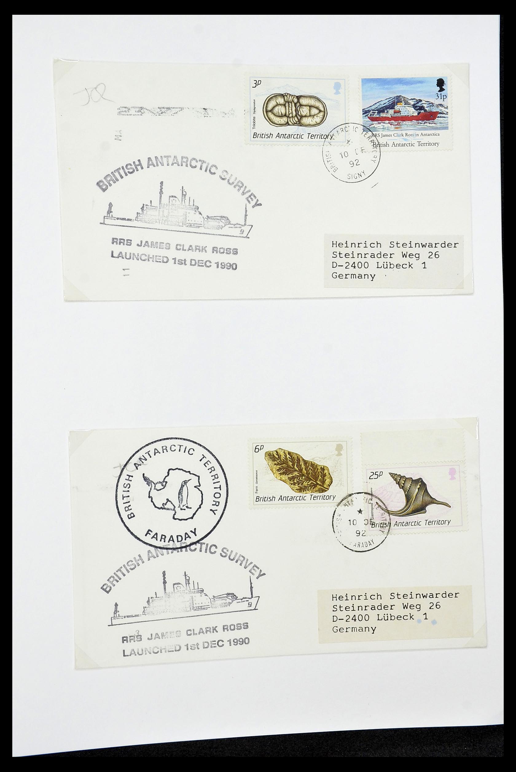 34105 133 - Stamp collection 34105 British Antarctica 1963-1993.