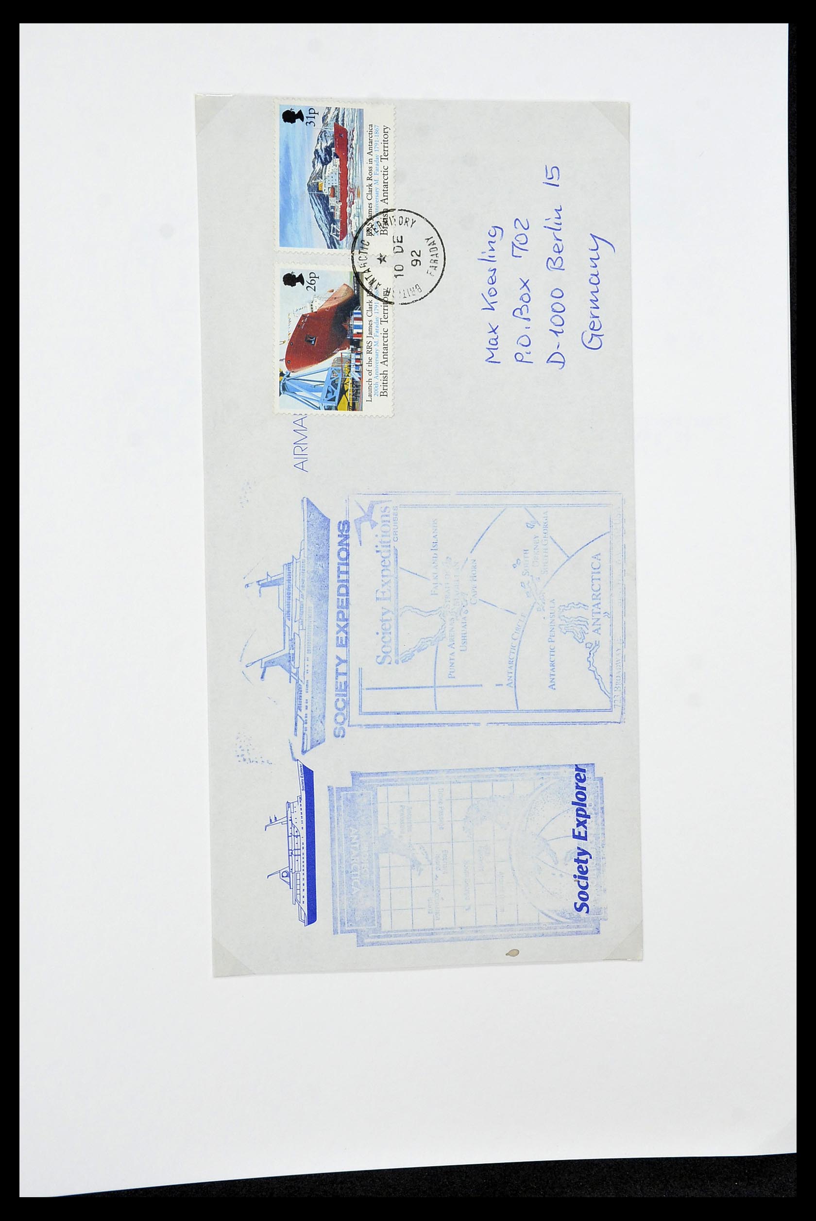 34105 134 - Stamp collection 34105 British Antarctica 1963-1993.