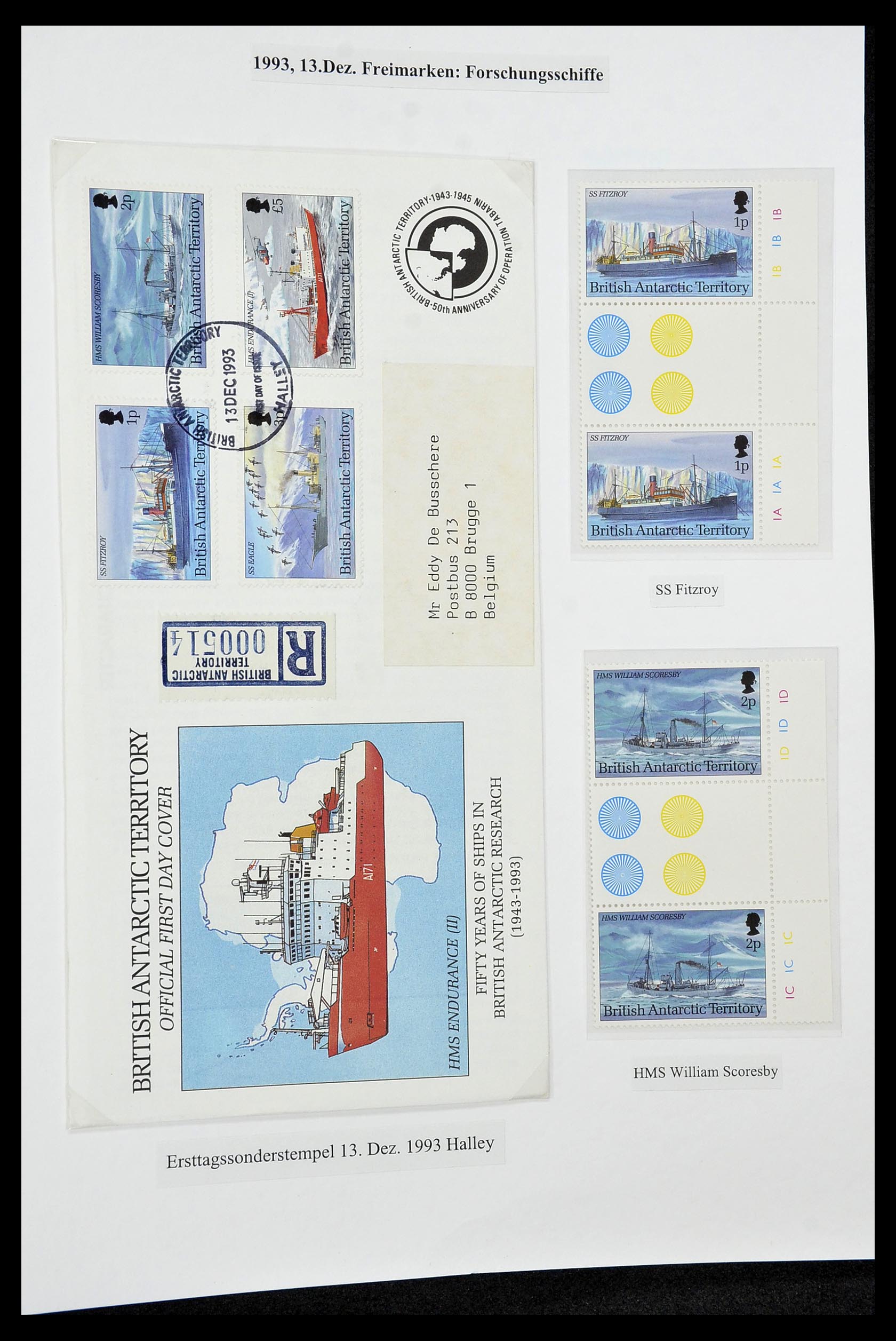 34105 137 - Stamp collection 34105 British Antarctica 1963-1993.