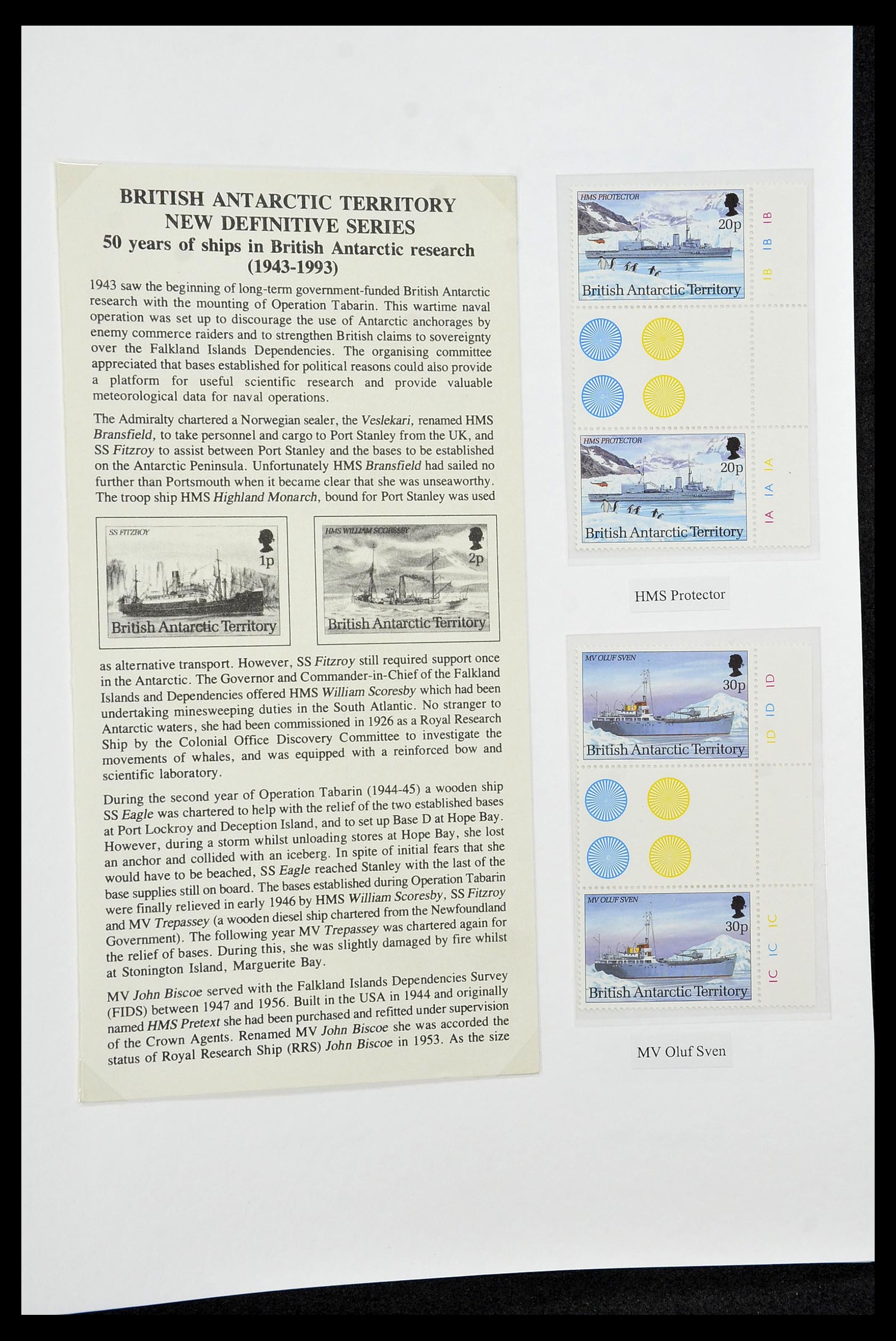 34105 140 - Stamp collection 34105 British Antarctica 1963-1993.
