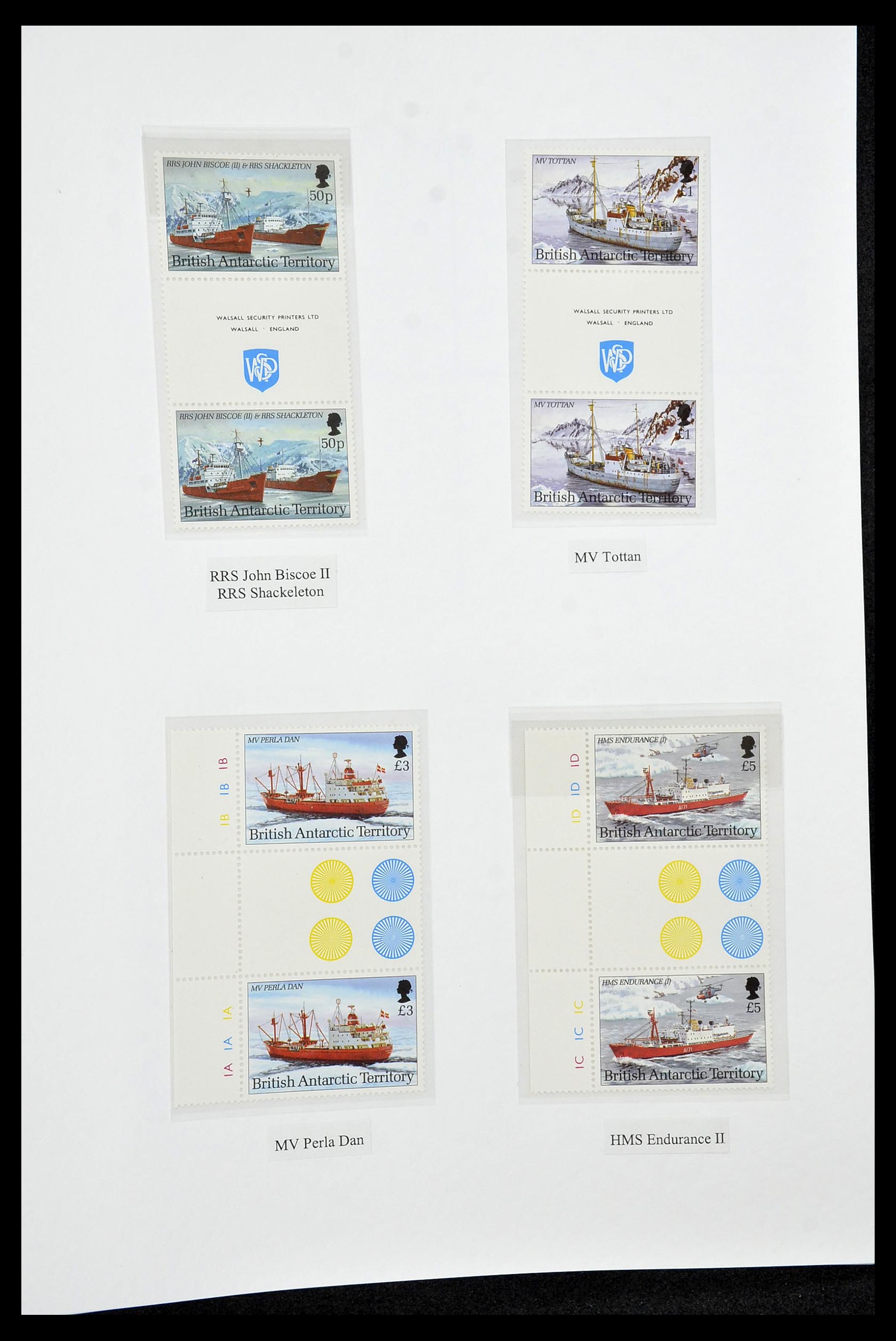34105 141 - Stamp collection 34105 British Antarctica 1963-1993.