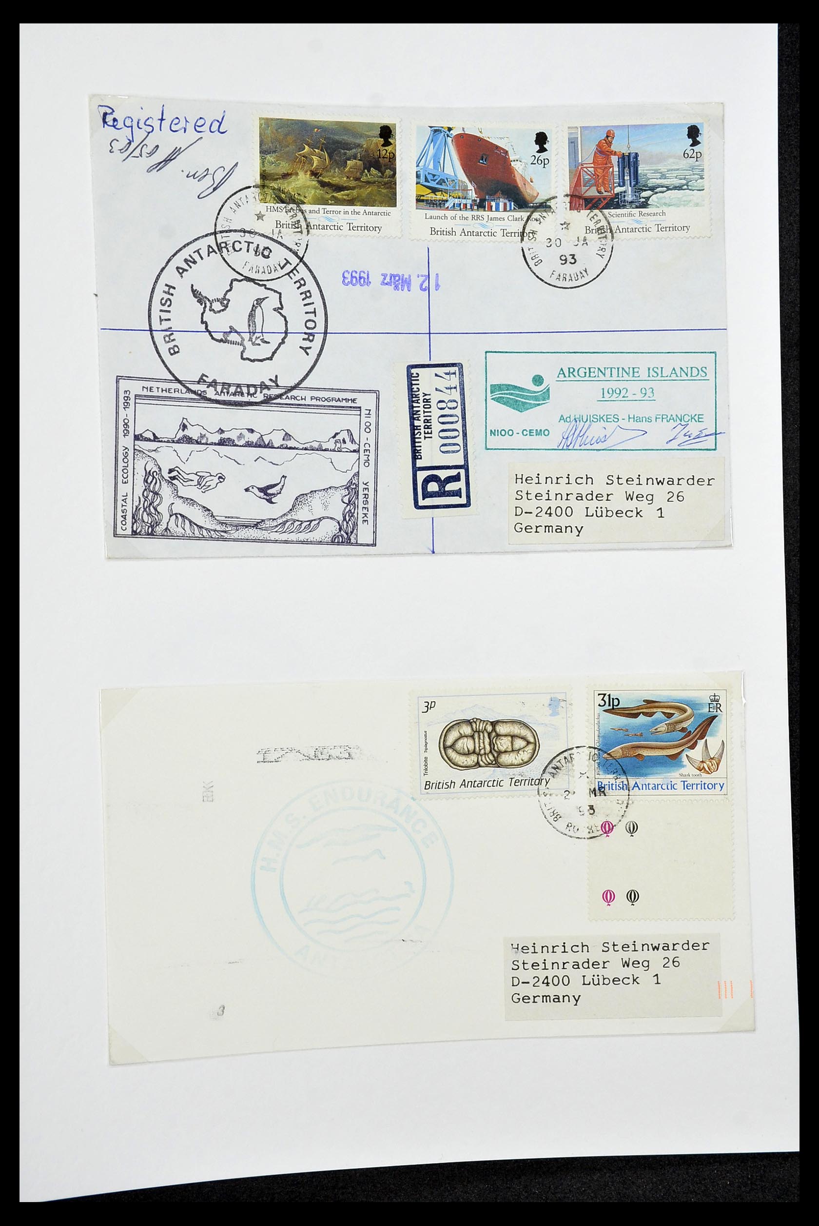 34105 143 - Stamp collection 34105 British Antarctica 1963-1993.