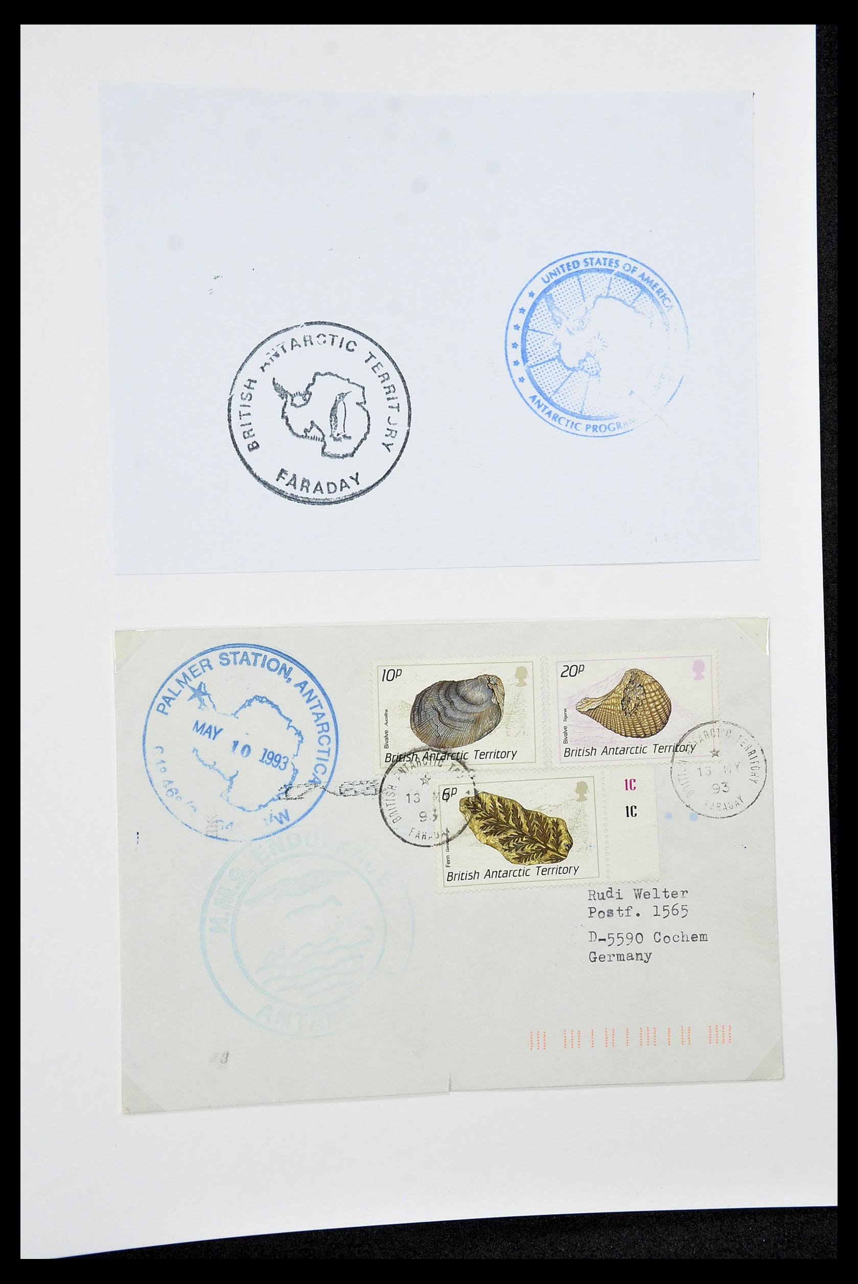 34105 144 - Stamp collection 34105 British Antarctica 1963-1993.
