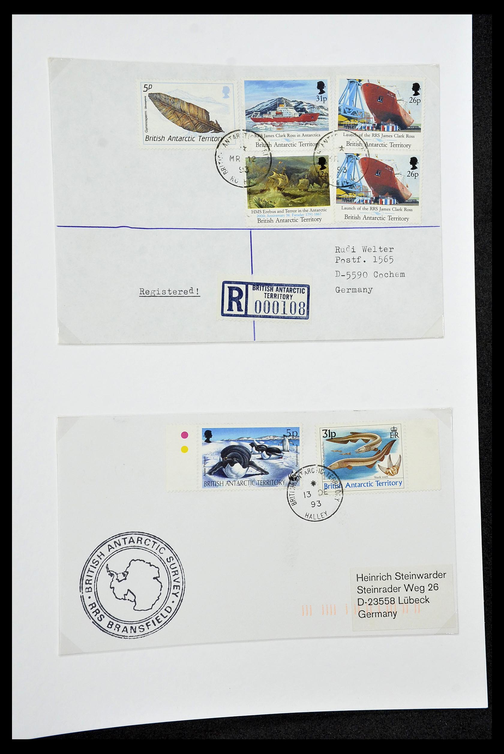 34105 145 - Stamp collection 34105 British Antarctica 1963-1993.