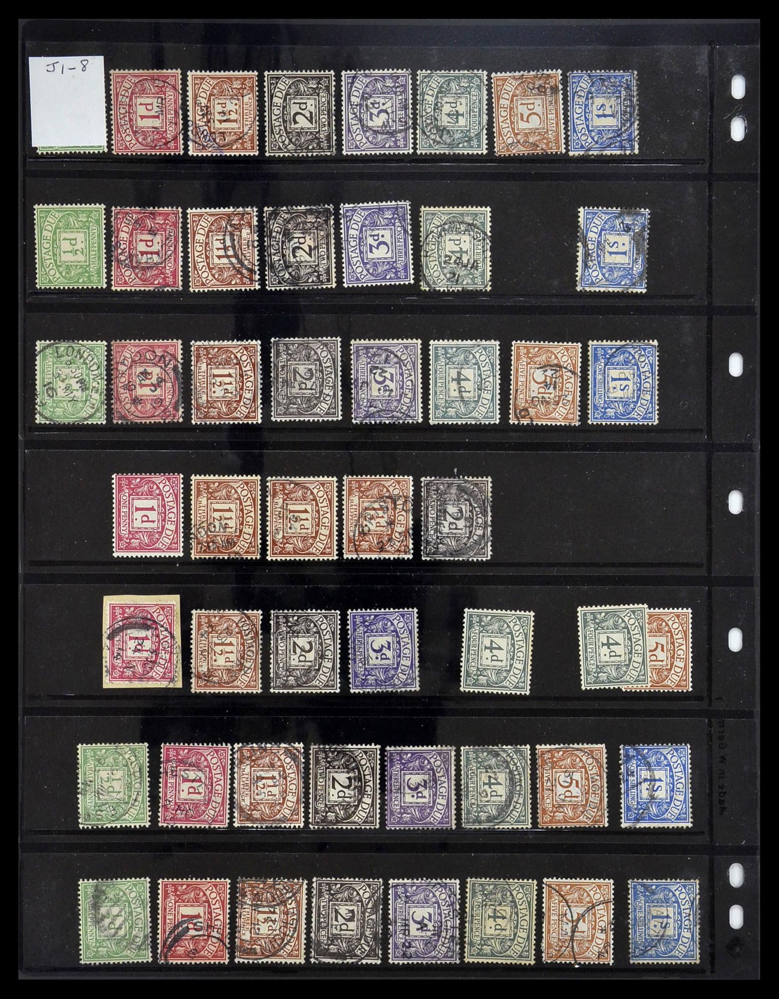 34106 014 - Postzegelverzameling 34106 Engeland port 1914-1994.