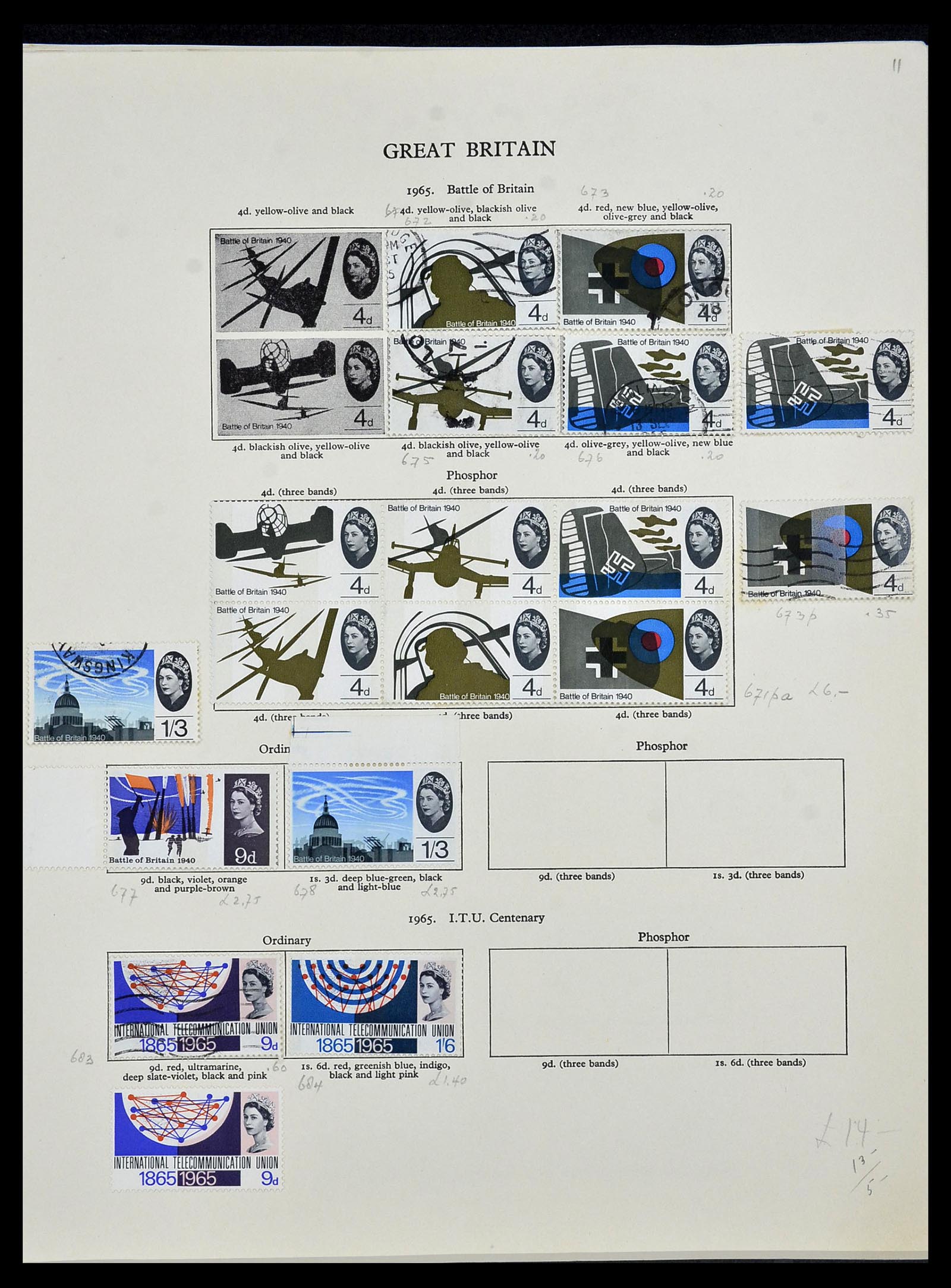 34107 015 - Stamp collection 34107 Great Britain 1960-1984.